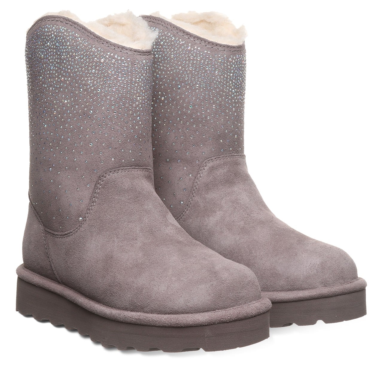 Bearpaw GLAM PLATFORM LO Women's Boots - 3118W - Cinder - pair view