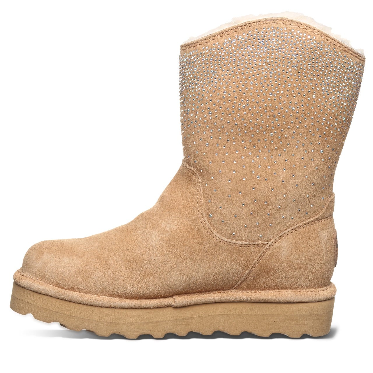 Bearpaw GLAM PLATFORM LO Women's Boots - 3118W - Iced Coffee Solid - side view