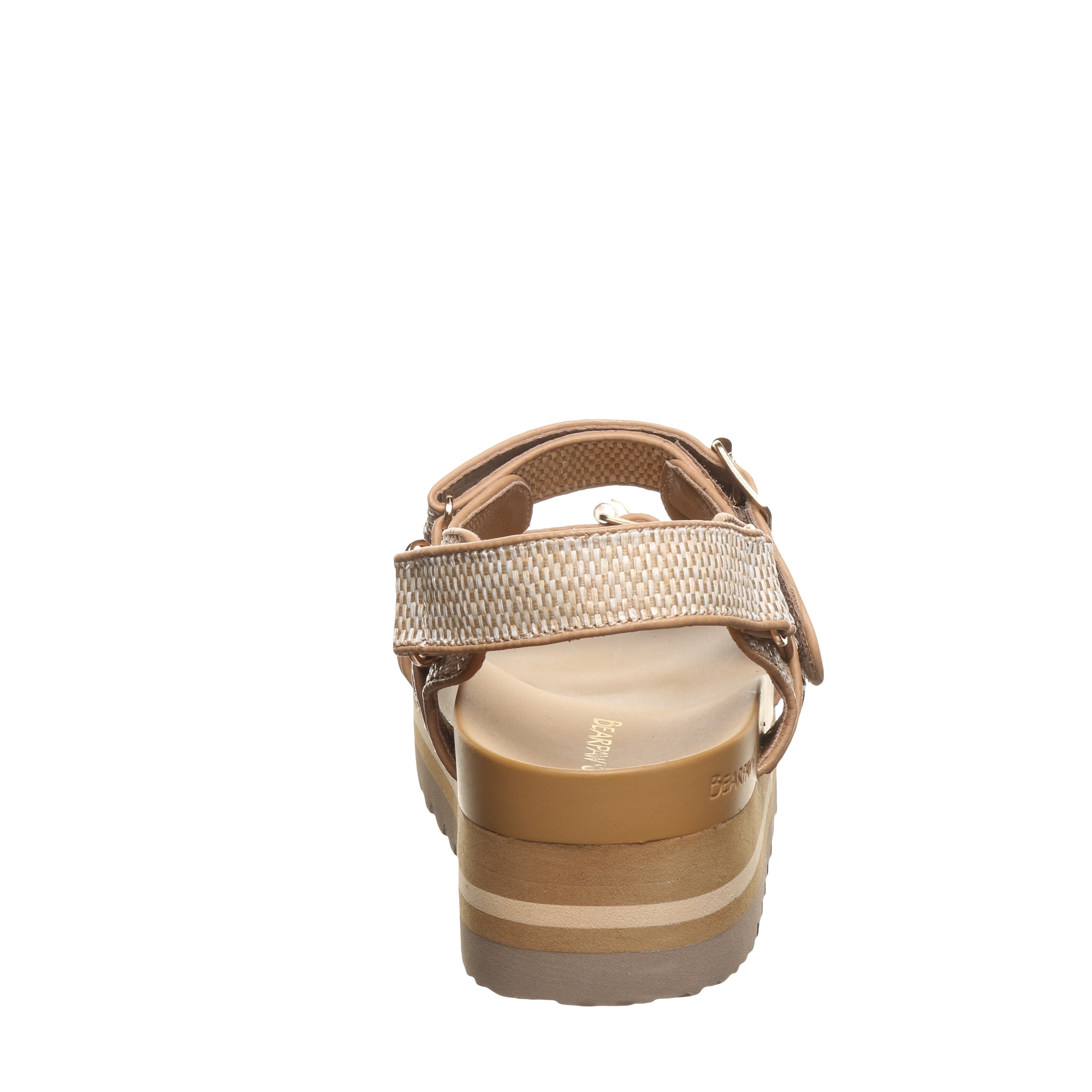 Bearpaw Gabrielle Women's Sandals - 3429W - Natural - back view