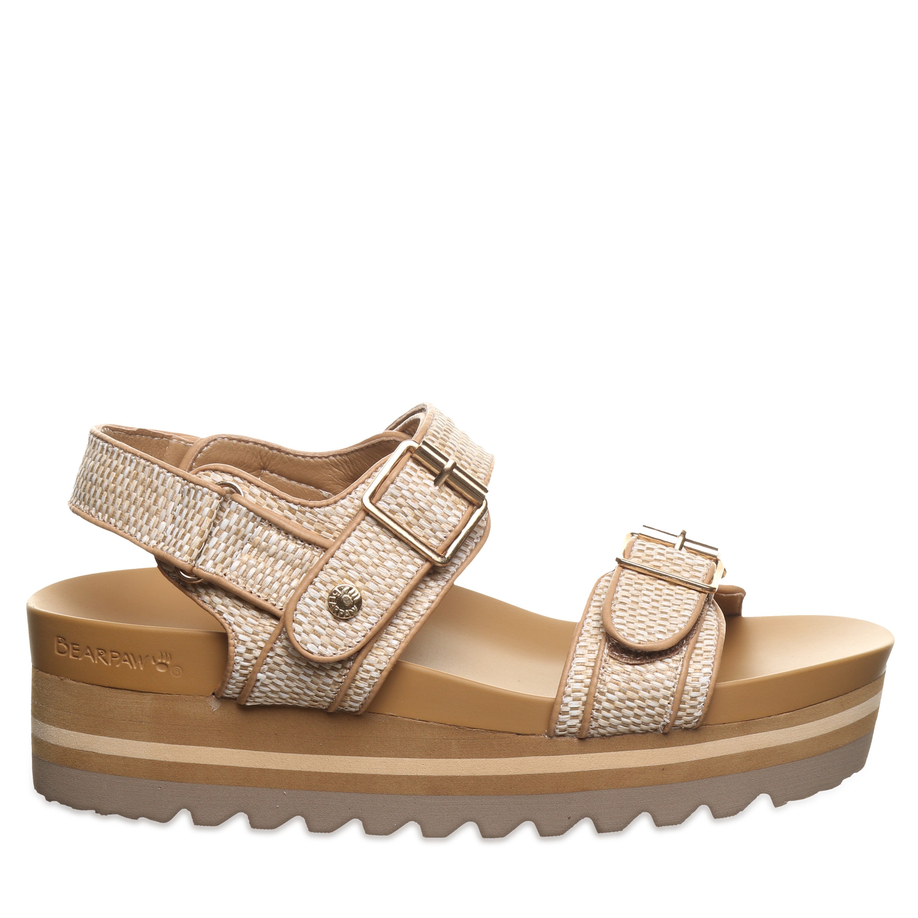 Bearpaw Gabrielle Women's Sandals - 3429W - Natural - side view 2