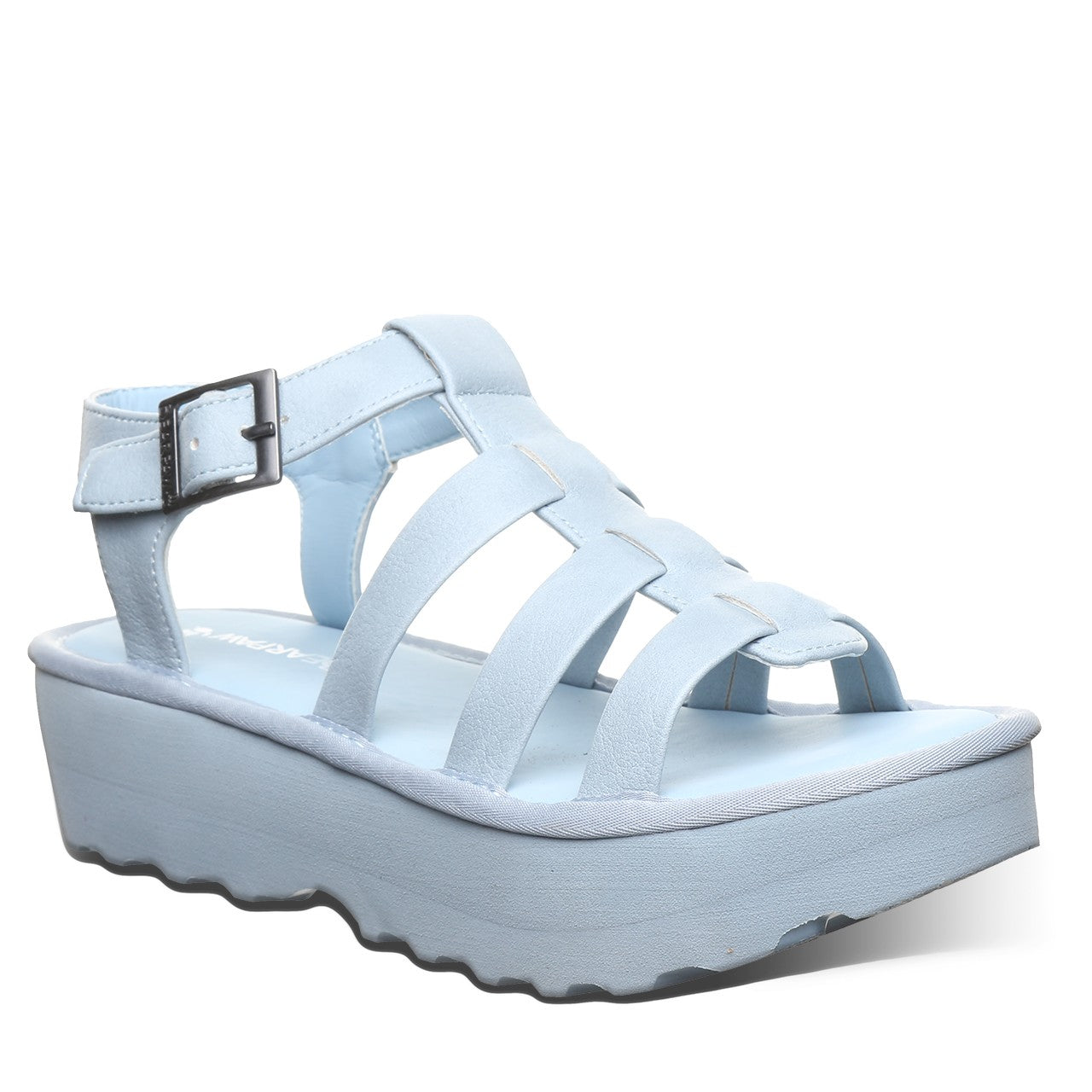 Bearpaw High Seas Women's Sandals - 3255w Women's Comfort Heeled Sandals in Tourmaline Blue