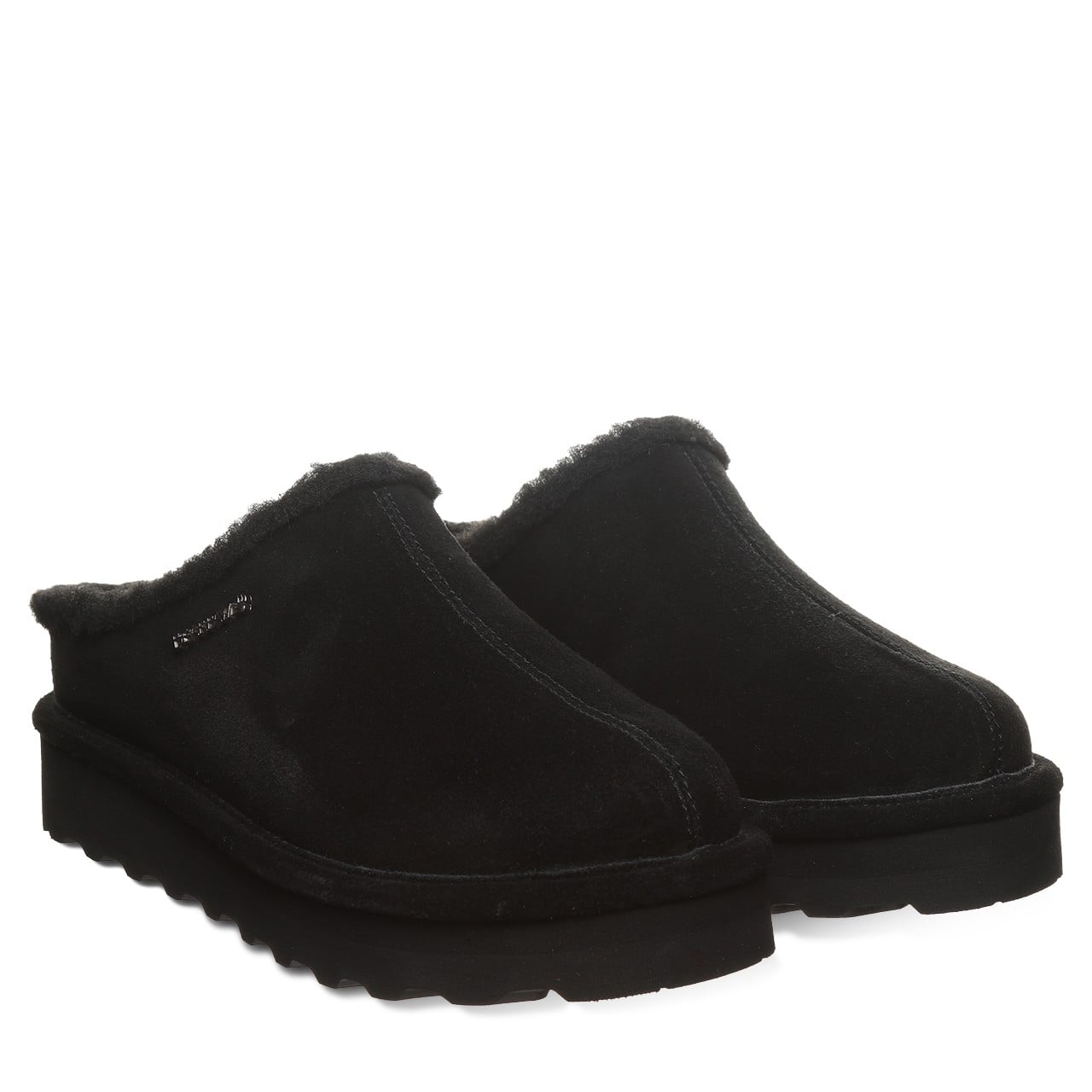 Bearpaw IZZY PLATFORM LO Women's Slippers - 3323W - Black - pair view