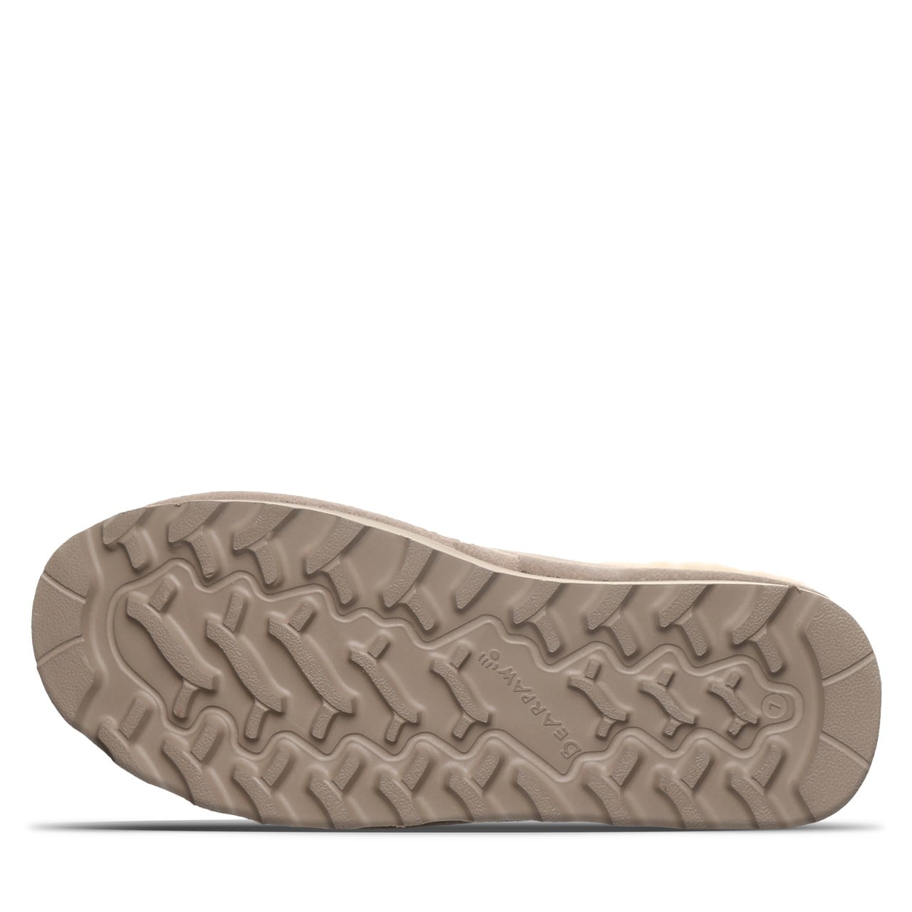 Bearpaw IZZY PLATFORM LO Women's Slippers - 3323W - Mushroom - bottom view