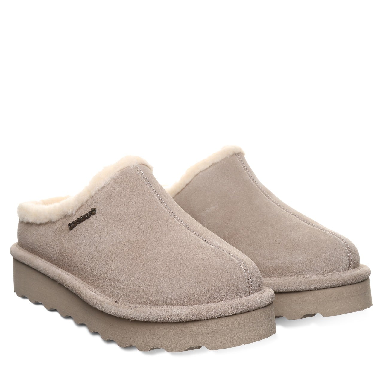 Bearpaw IZZY PLATFORM LO Women's Slippers - 3323W - Mushroom - pair view