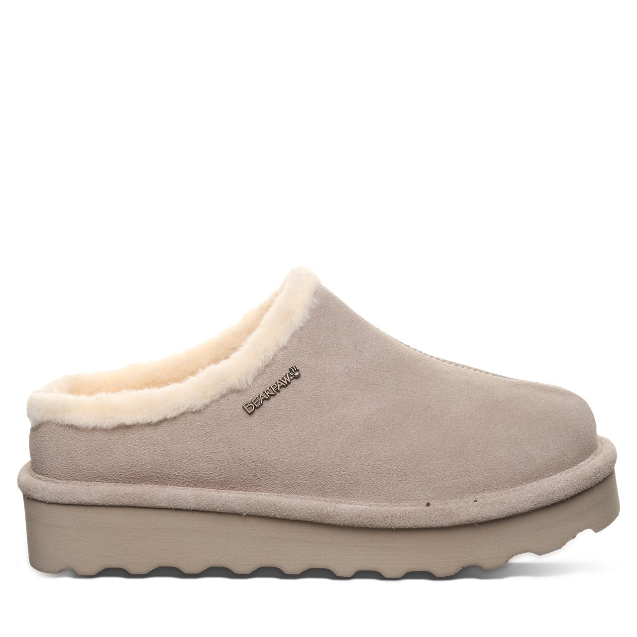 Bearpaw IZZY PLATFORM LO Women's Slippers - 3323W - Mushroom - side view 2