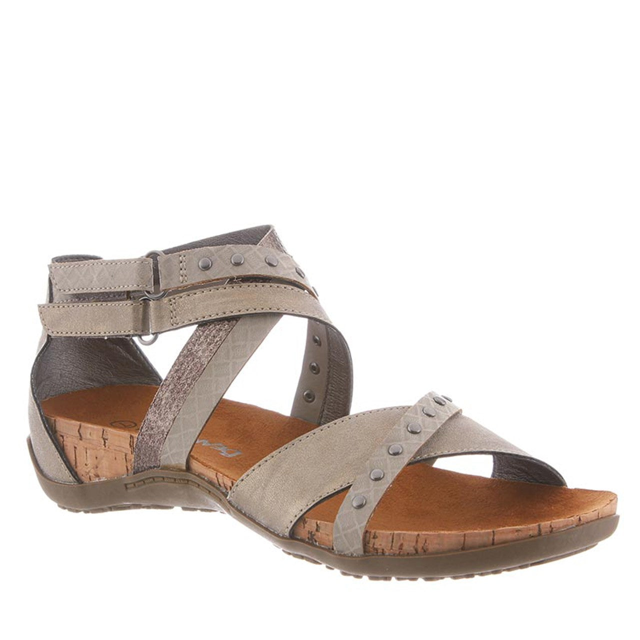 Bearpaw Julianna Ii Cushioned Comfort Women's Sandals in Pewter
