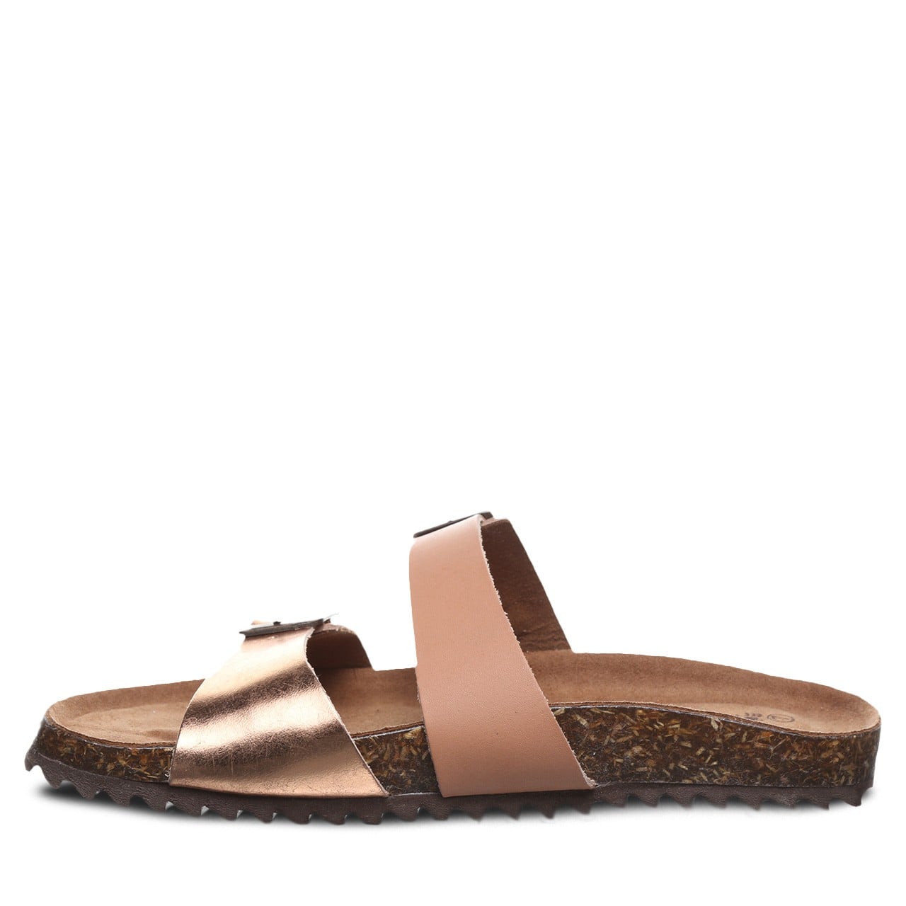 Bearpaw JULIETA II Women's Sandals - 3005W - Luggage/rose Gold - side view