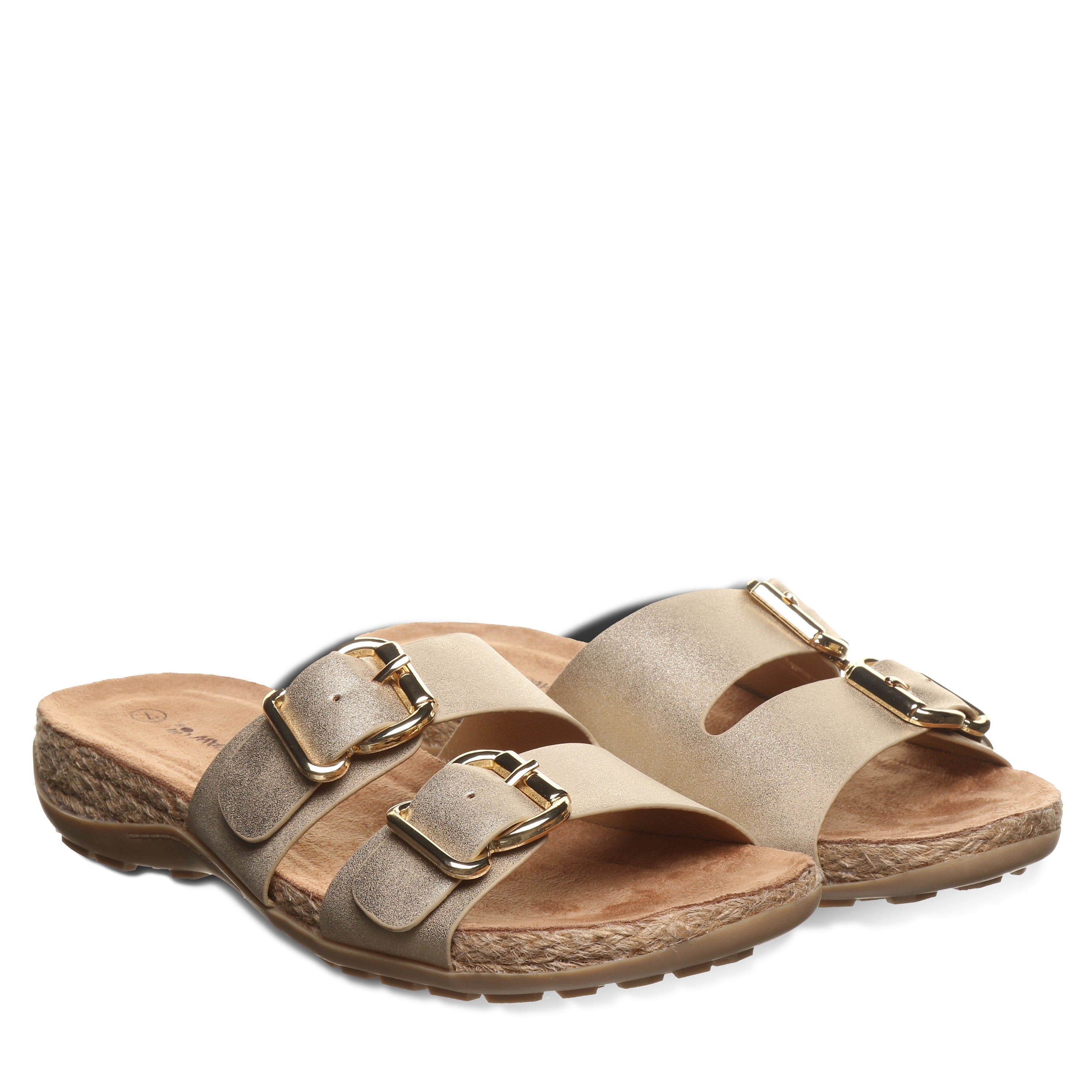 Bearpaw Jackie Women's Sandals - 3433W - Gold - pair view