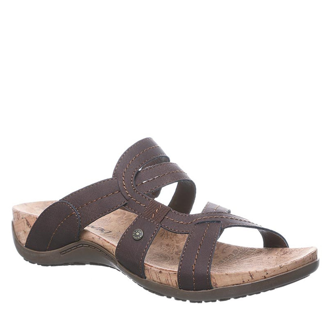 Bearpaw Kai Ii Women's Open-toe Sandals in Dark Brown