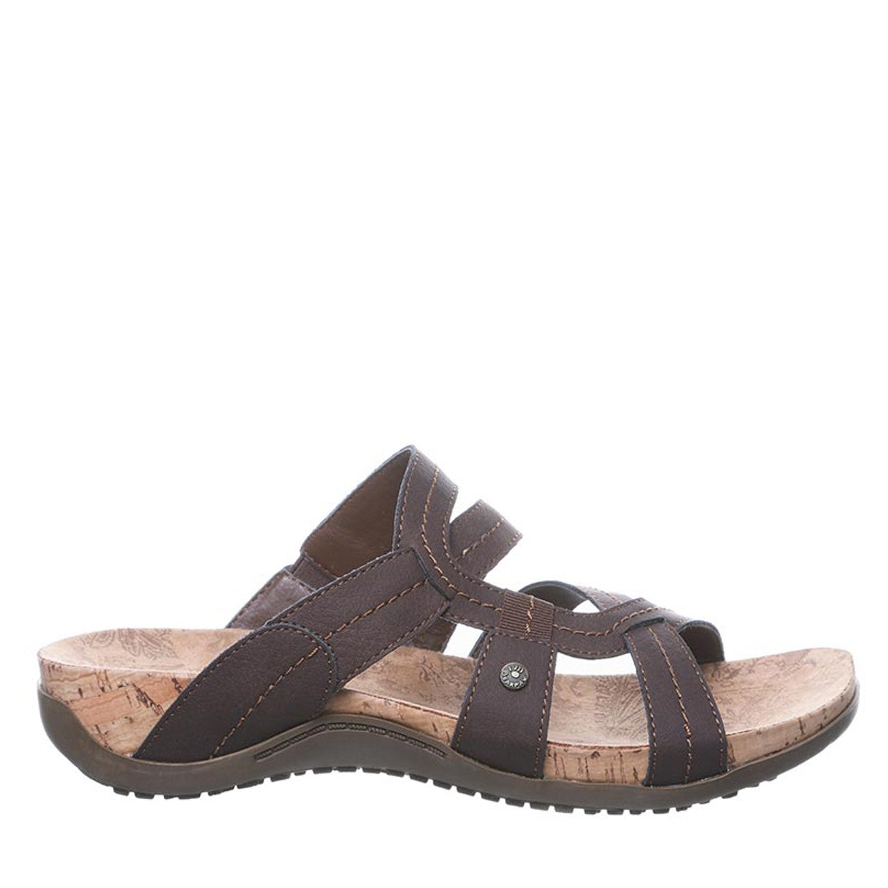 Bearpaw KAI II Women's Sandals - 2666W - Dark Brown - side view 2