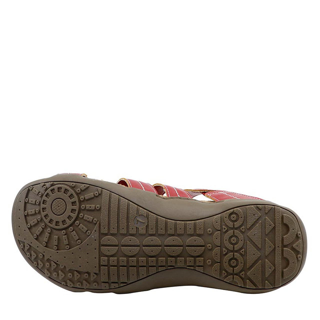 Bearpaw KAI II Women's Sandals - 2666W - Red - bottom view