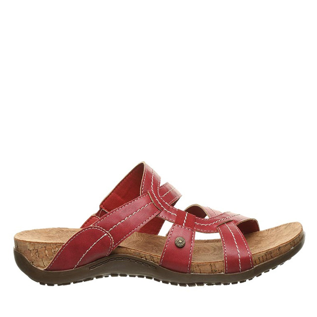 Bearpaw KAI II Women's Sandals - 2666W - Red - side view 2