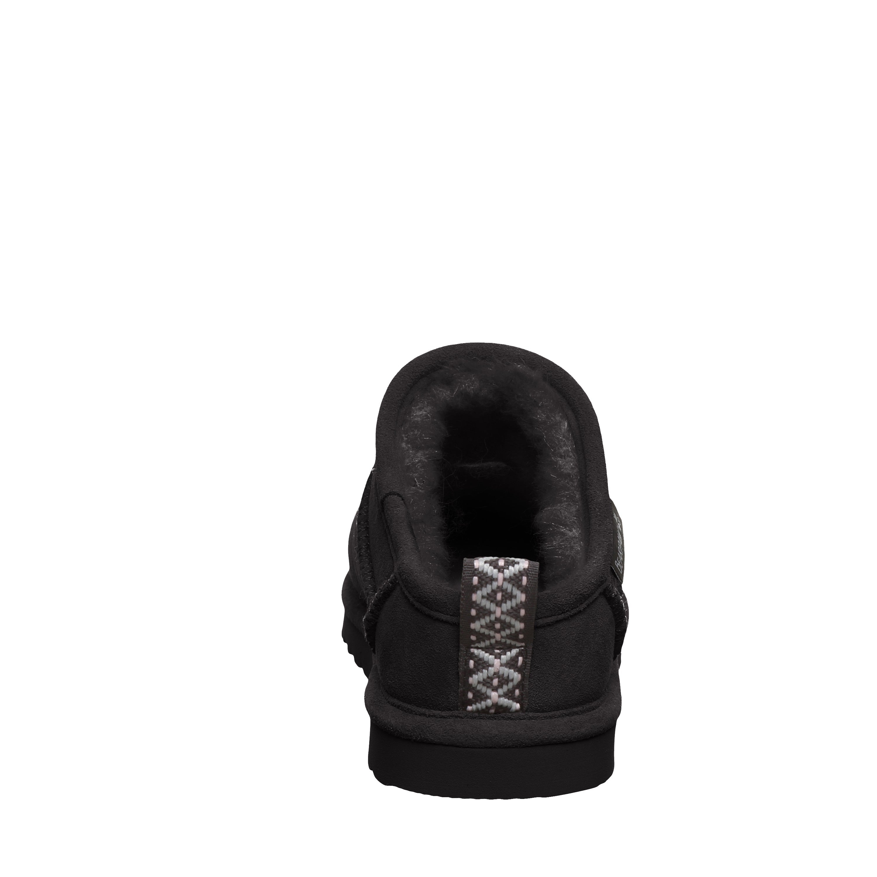 Bearpaw KAM Women's Slippers - 3333W - Black - back view