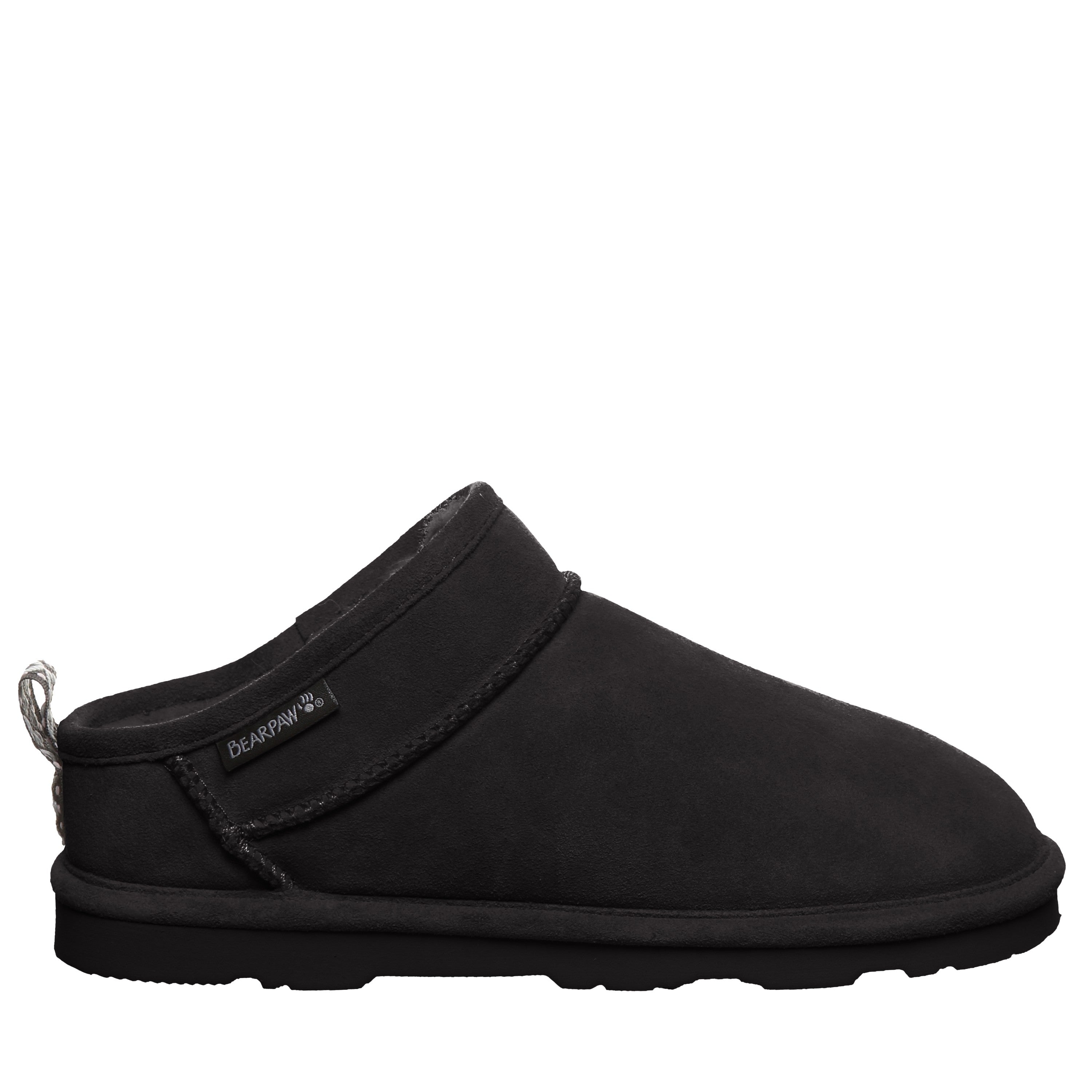 Bearpaw KAM Women's Slippers - 3333W - Black - side view 2