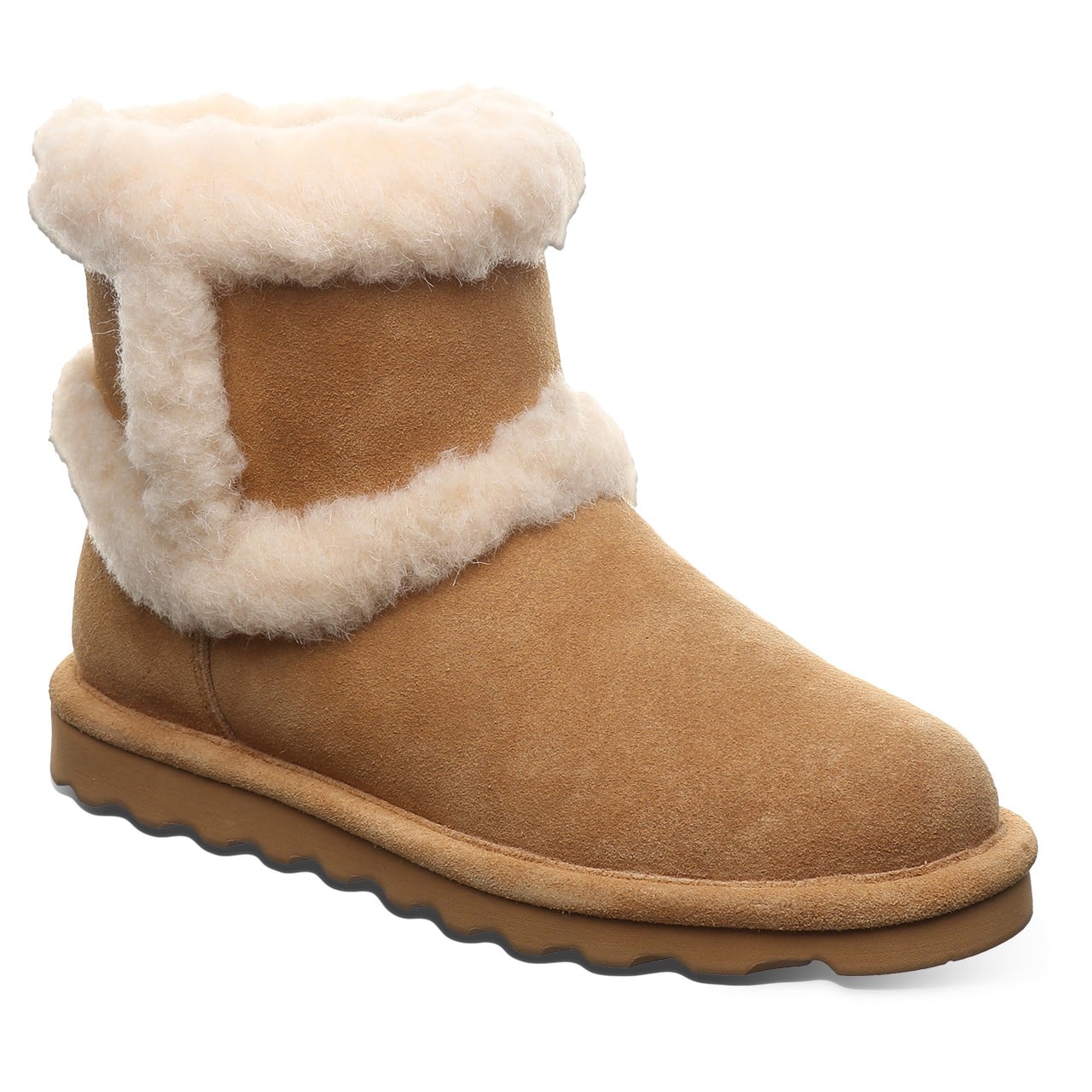 Bearpaw Kate Women's Cozy Winter Ankle Boots - 3231W in Iced Coffee
