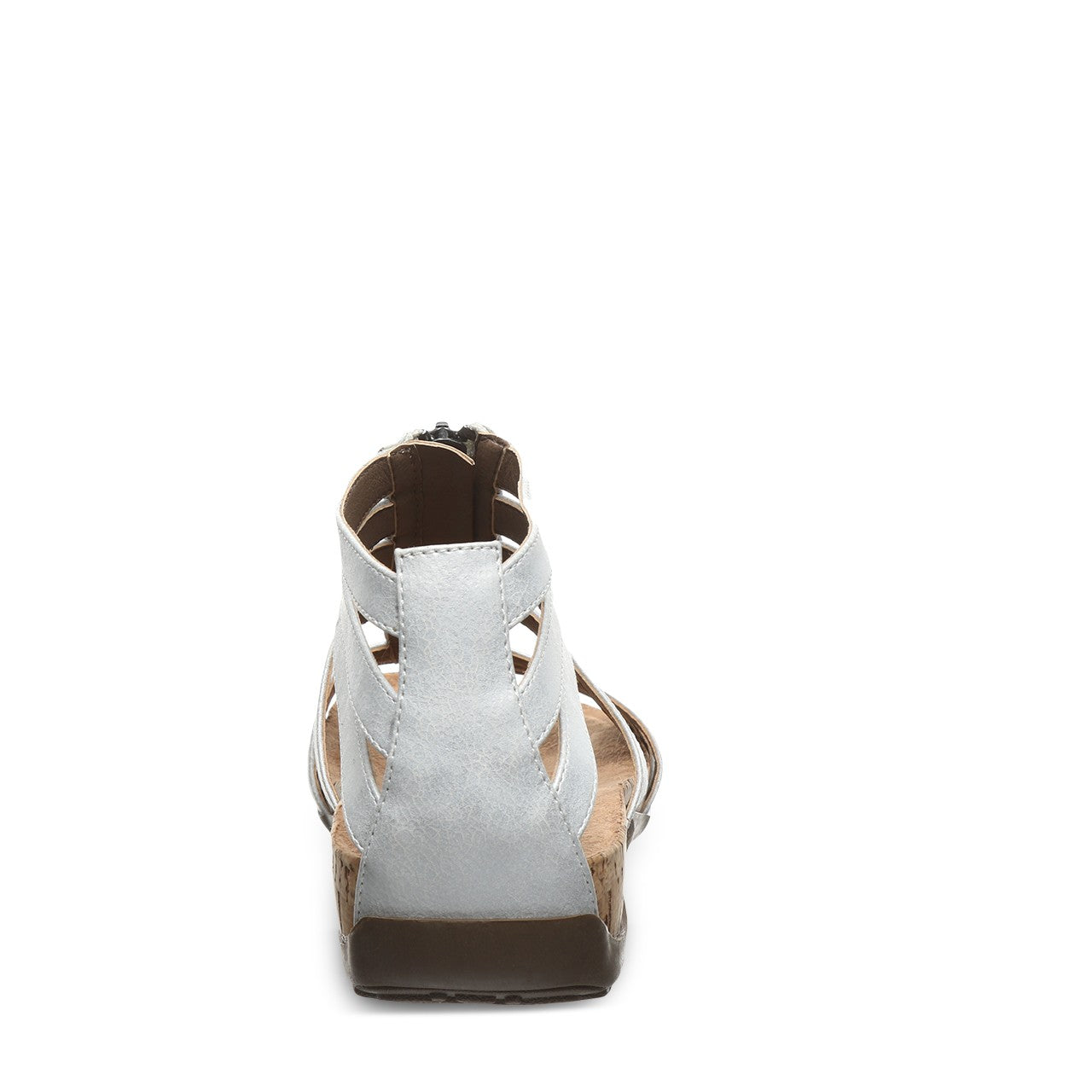 Bearpaw LAYLA II Women's Sandals - 2669W - White Metallic - back view