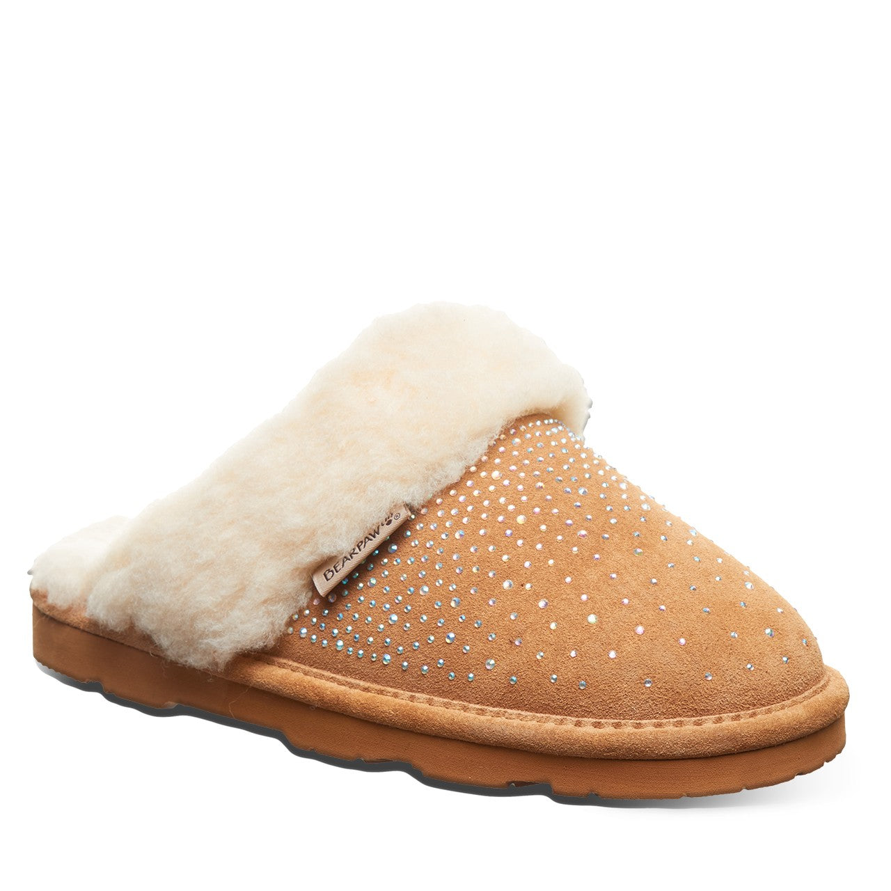 Bearpaw Loki Exotic Women's Indoor/outdoor Slippers in Iced Coffee Sparkle
