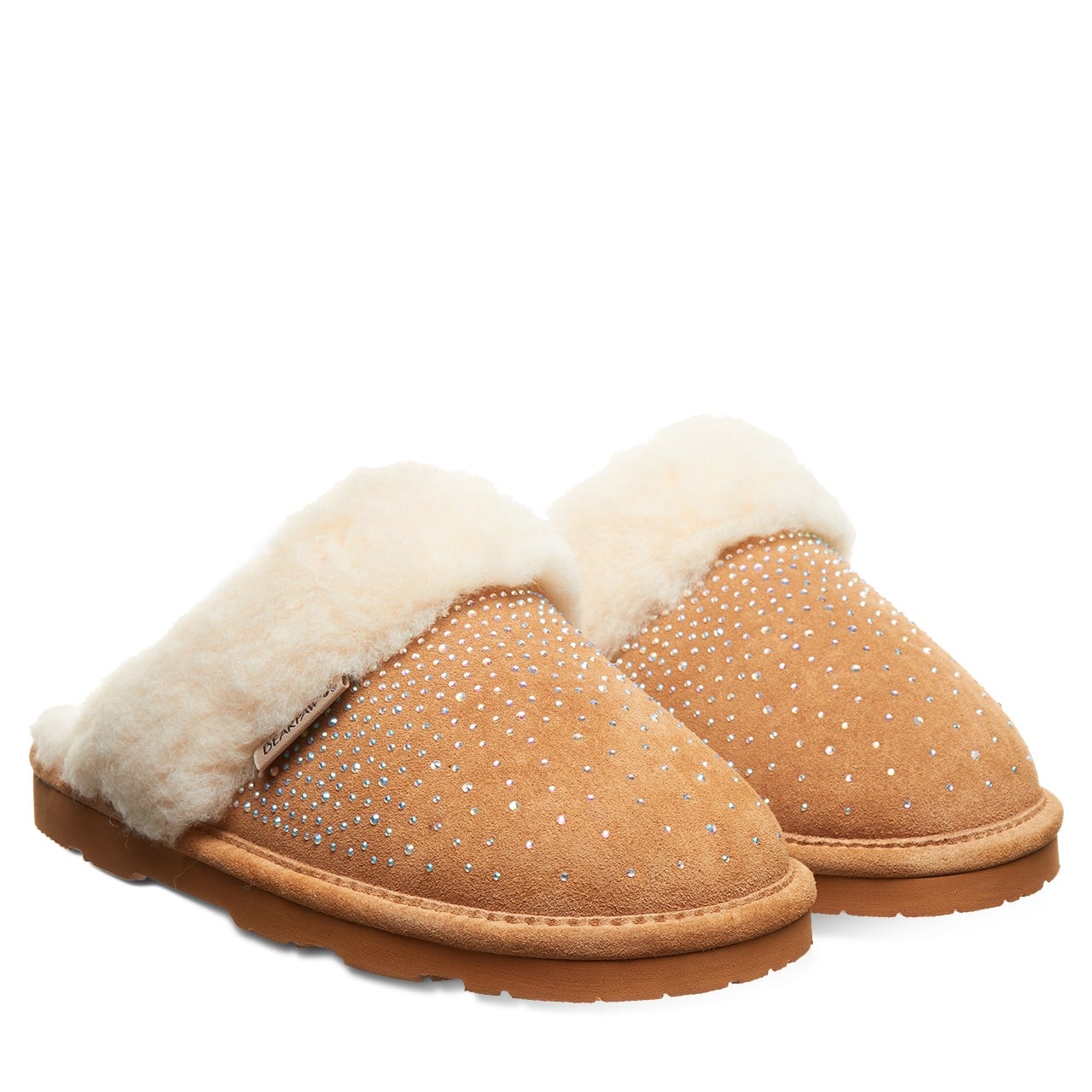 Bearpaw LOKI EXOTIC Women's Slippers - 2772W - Iced Coffee Sparkle - pair view