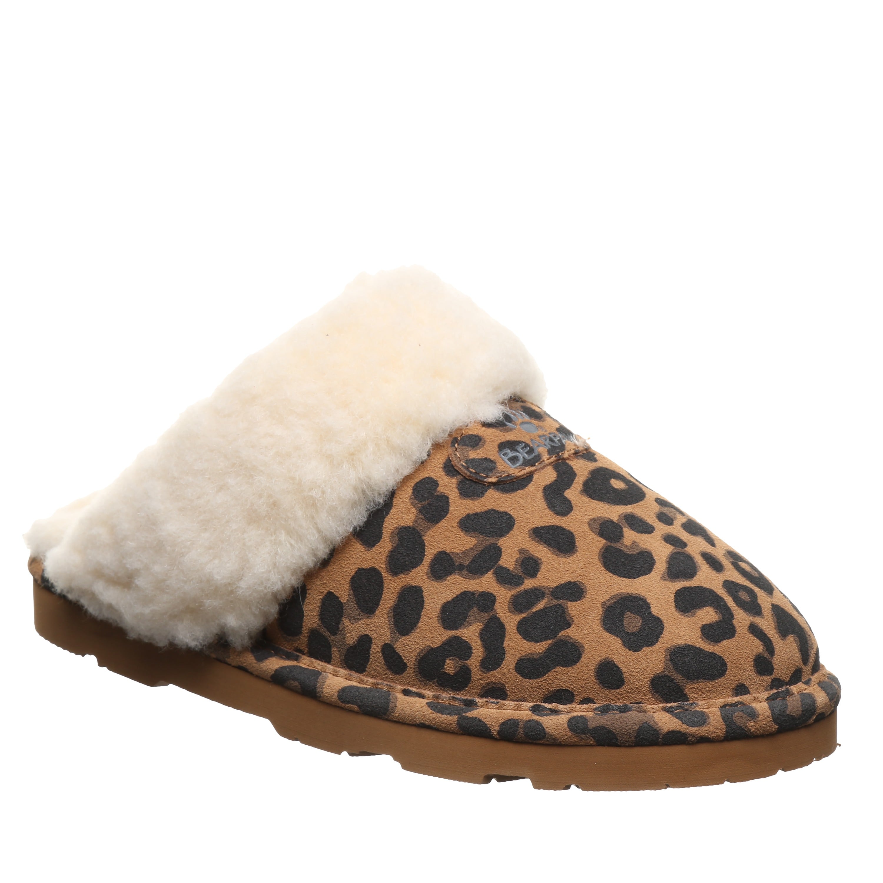 Bearpaw Loki Exotic Women's Indoor/outdoor Slippers in Tobacco Leopard