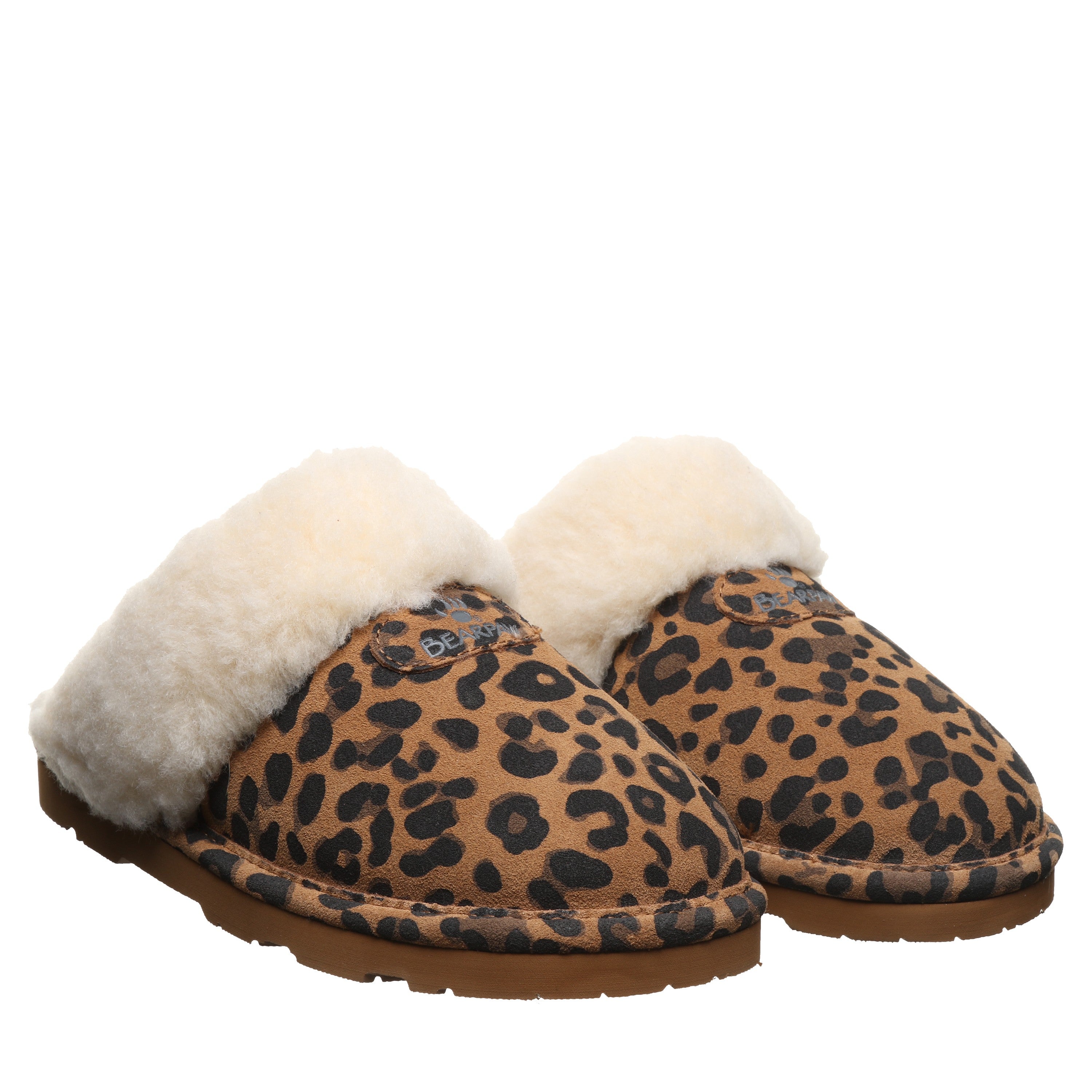 Bearpaw LOKI EXOTIC Women's Slippers - 2772W - Tobacco Leopard - pair view