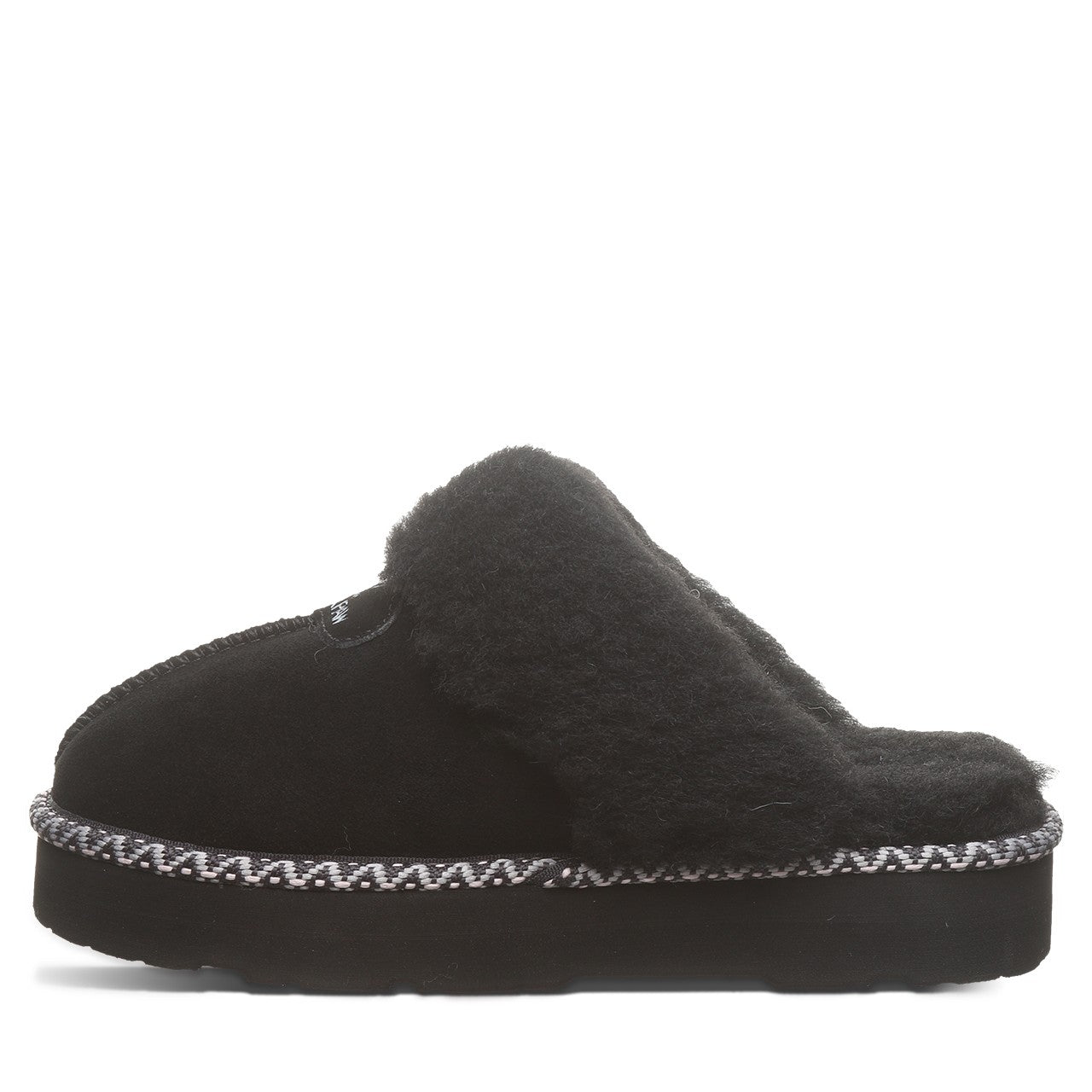 Bearpaw LOKI PLATFORM LO DECO Women's Slippers - 3191W - Black - side view