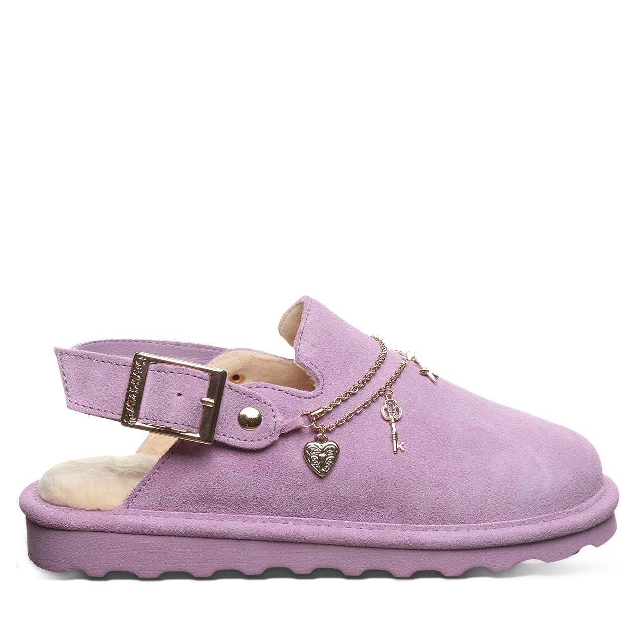 Bearpaw Lexi Women's Slippers - 3438W - Lavender Mist - side view 2