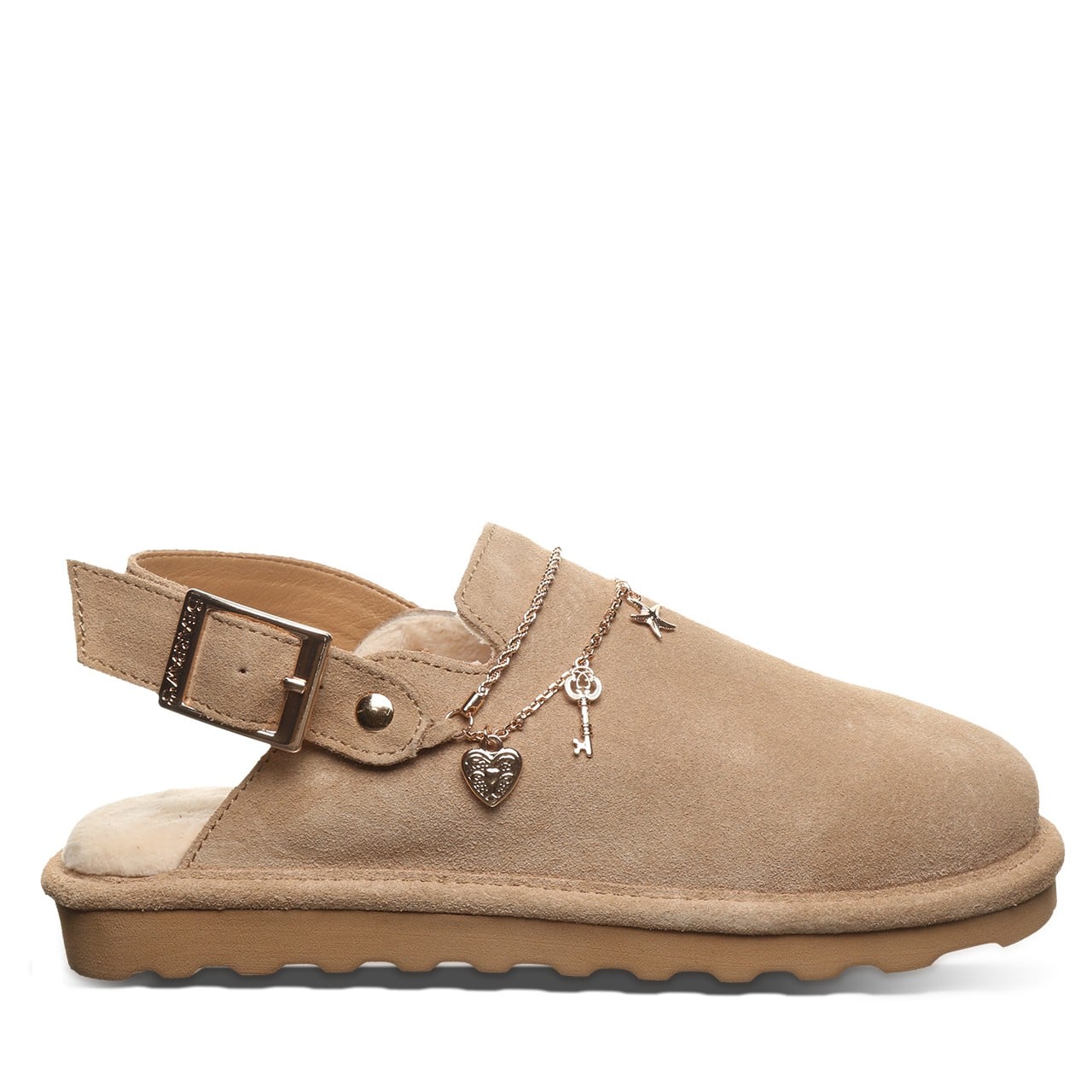 Bearpaw Lexi Women's Slippers - 3438W - Toffee - side view 2