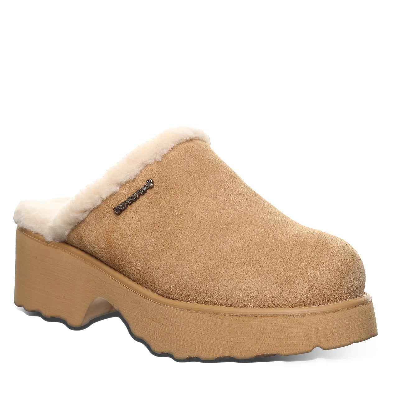 Bearpaw Marnie Women's Slippers - 3291w Cozy Slip-on Comfort Clogs in Iced Coffee