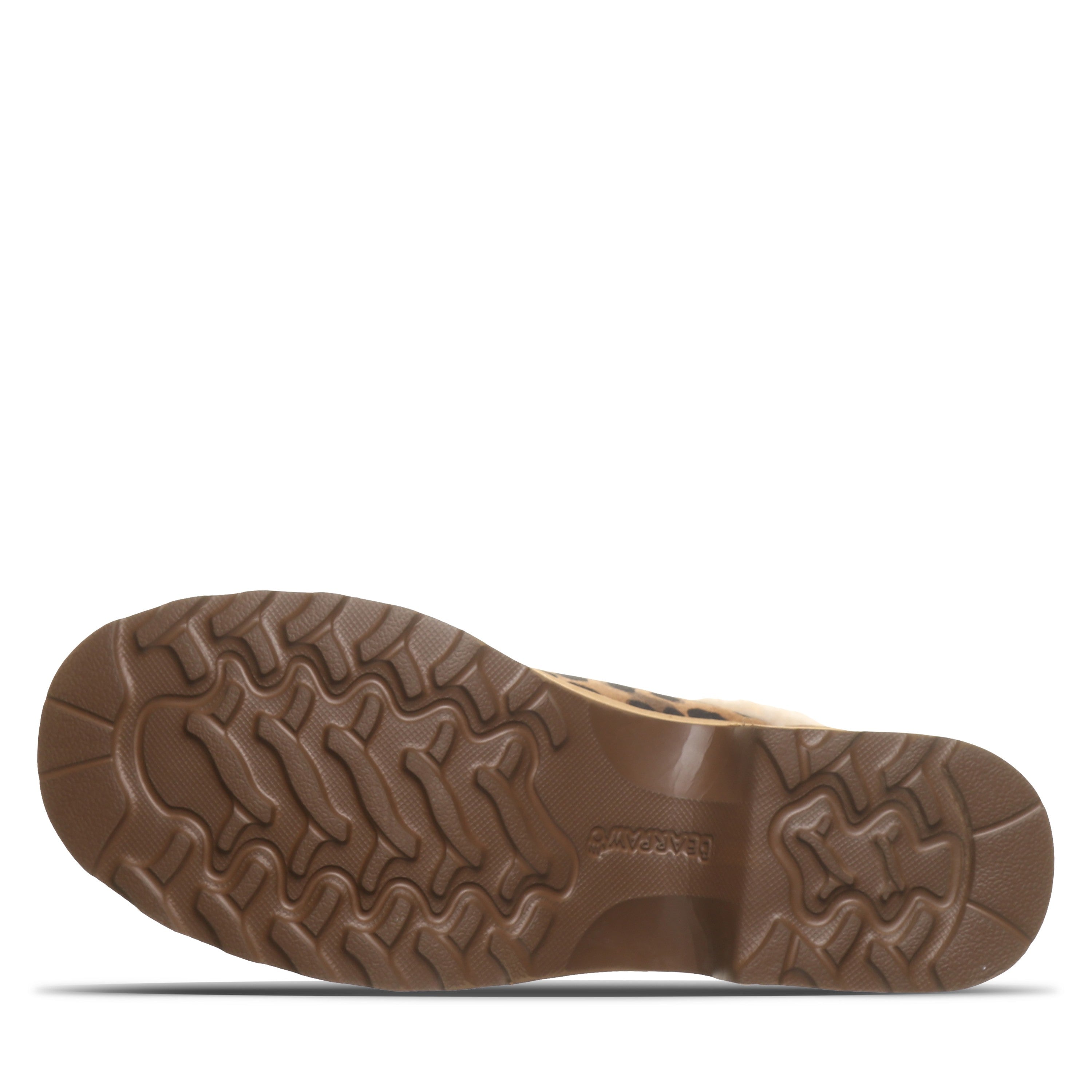 Bearpaw MARNIE Women's Slippers - 3291W - Tobacco Leopard - bottom view