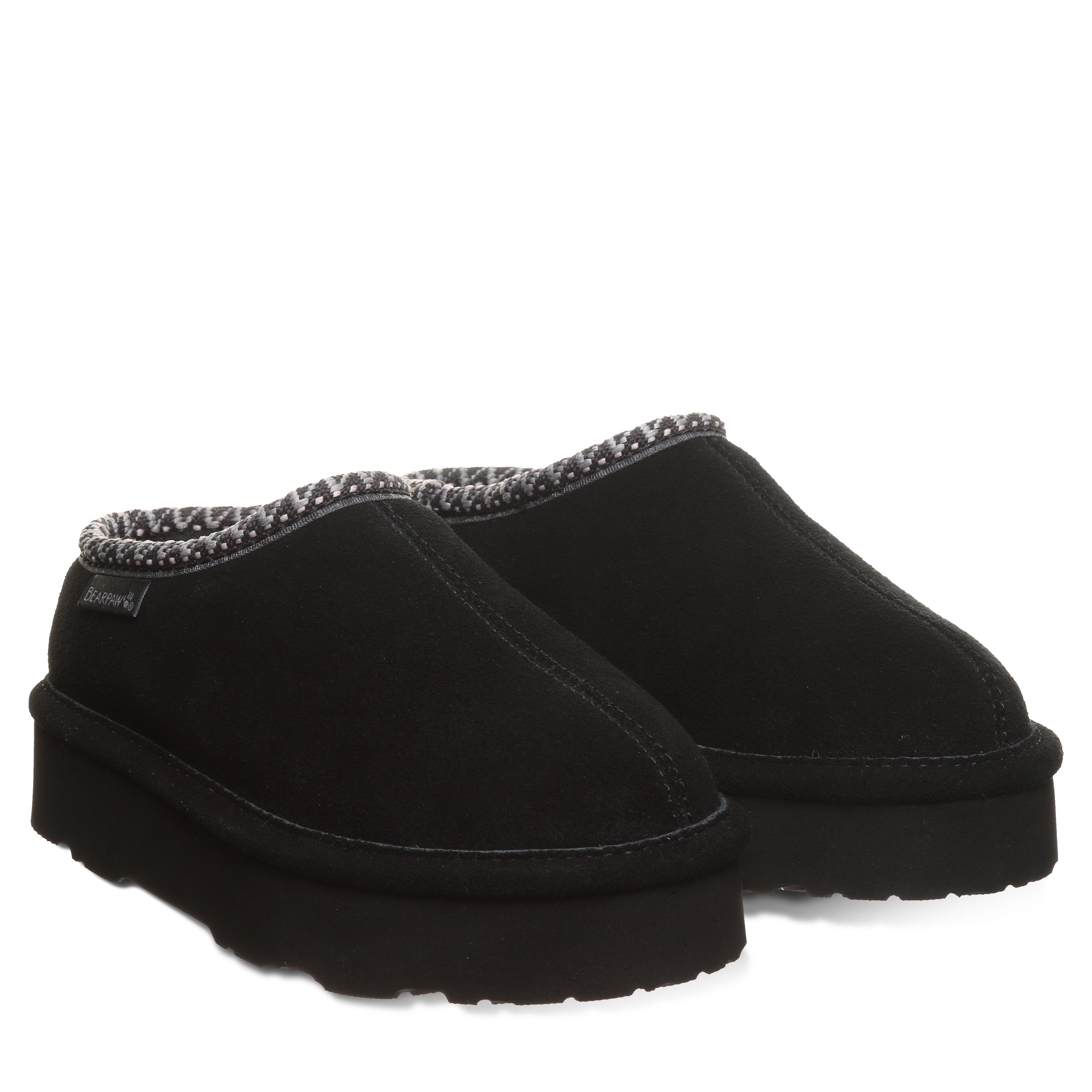 Bearpaw MARTIS YOUTH Youth's Slippers - 3038Y - Black/black - pair view