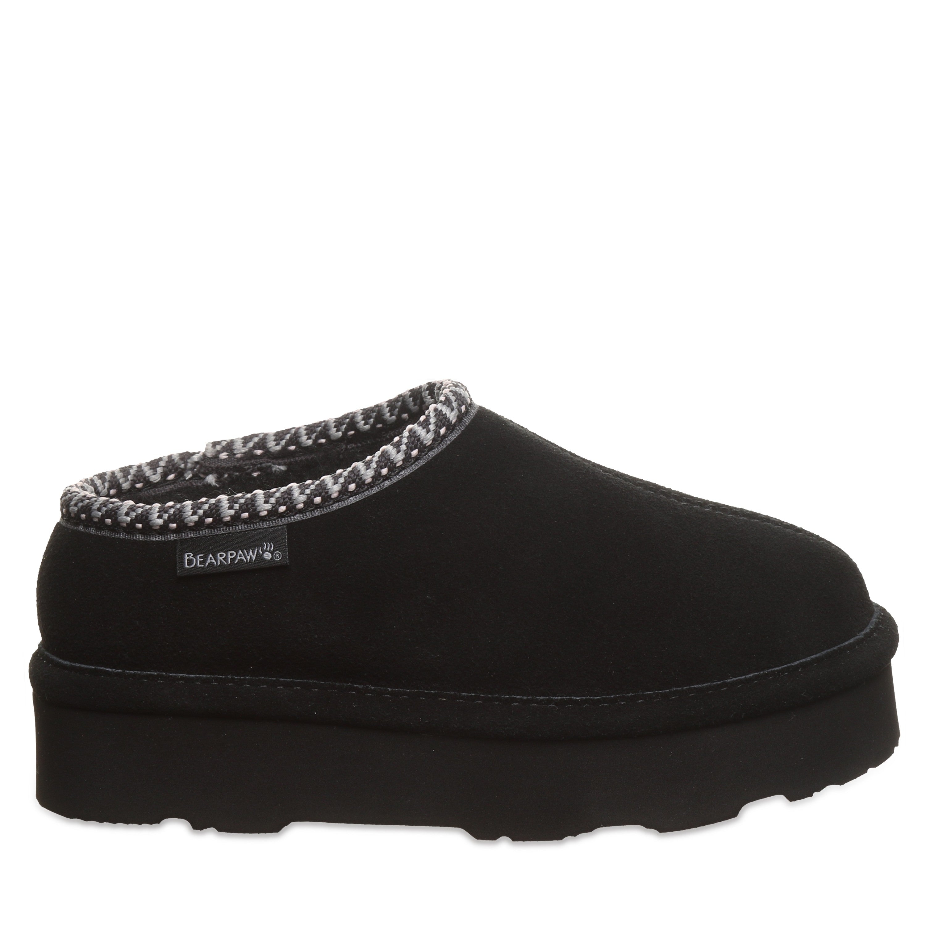 Bearpaw MARTIS YOUTH Youth's Slippers - 3038Y - Black/black - side view 2