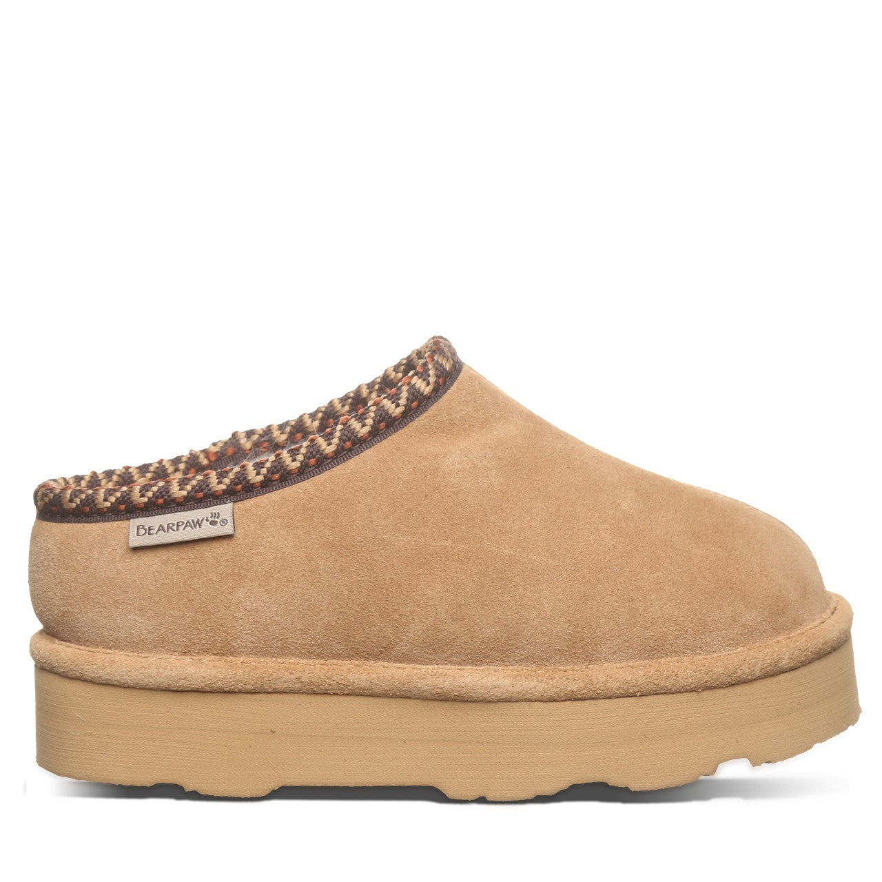 Bearpaw MARTIS YOUTH Youth's Slippers - 3038Y - Iced Coffee Solid - side view 2