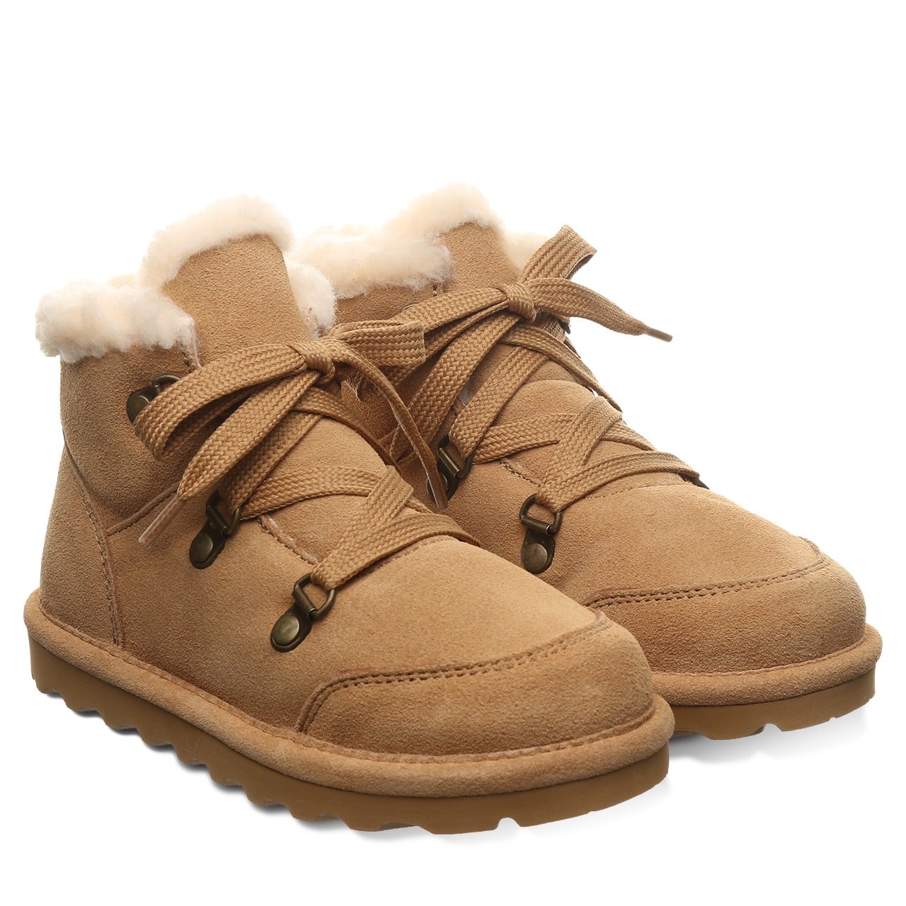 Bearpaw MATILDA YOUTH Youth's Boots - 3326Y - Iced Coffee - pair view