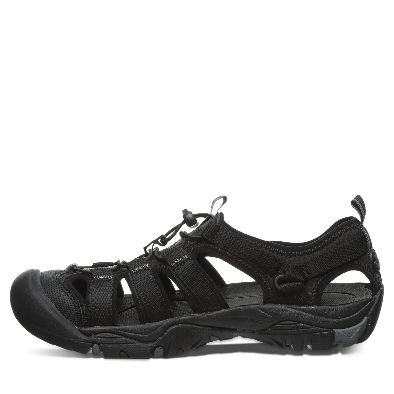 Bearpaw MEMURU Women's Hikers - 2254W - Black/grey - side view