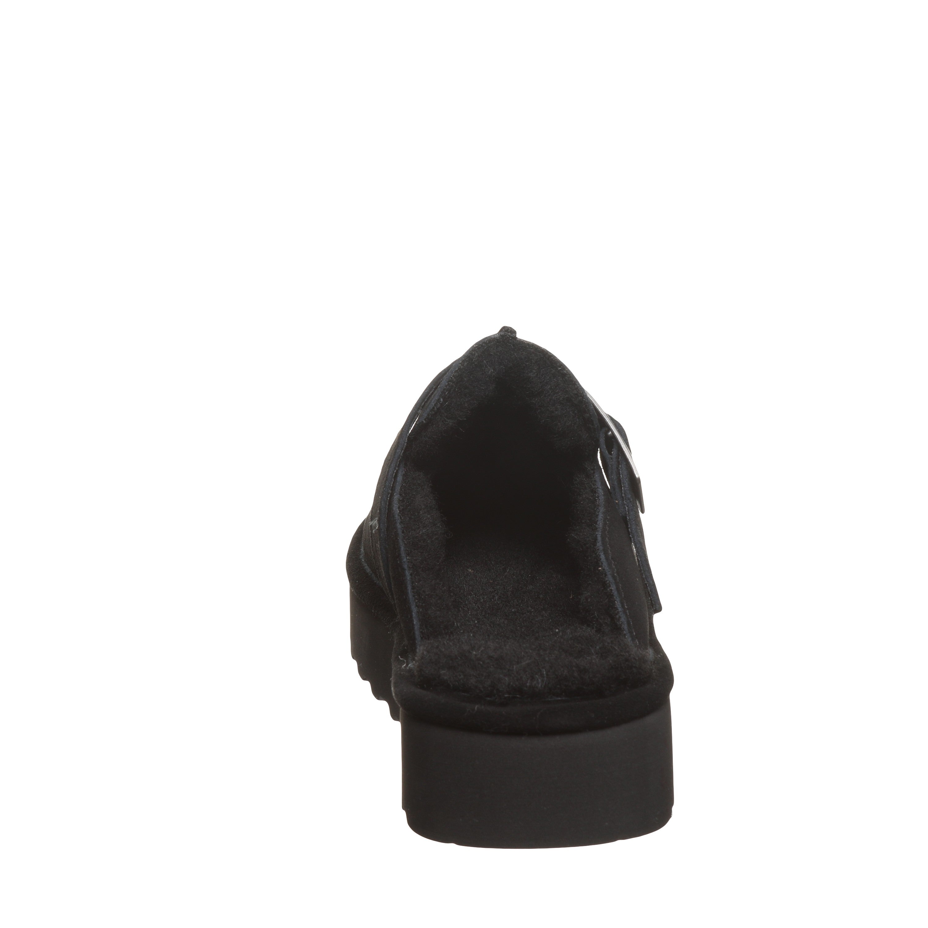 Bearpaw MOXIE PLATFORM LO Women's Slippers - 3344W - Black - back view