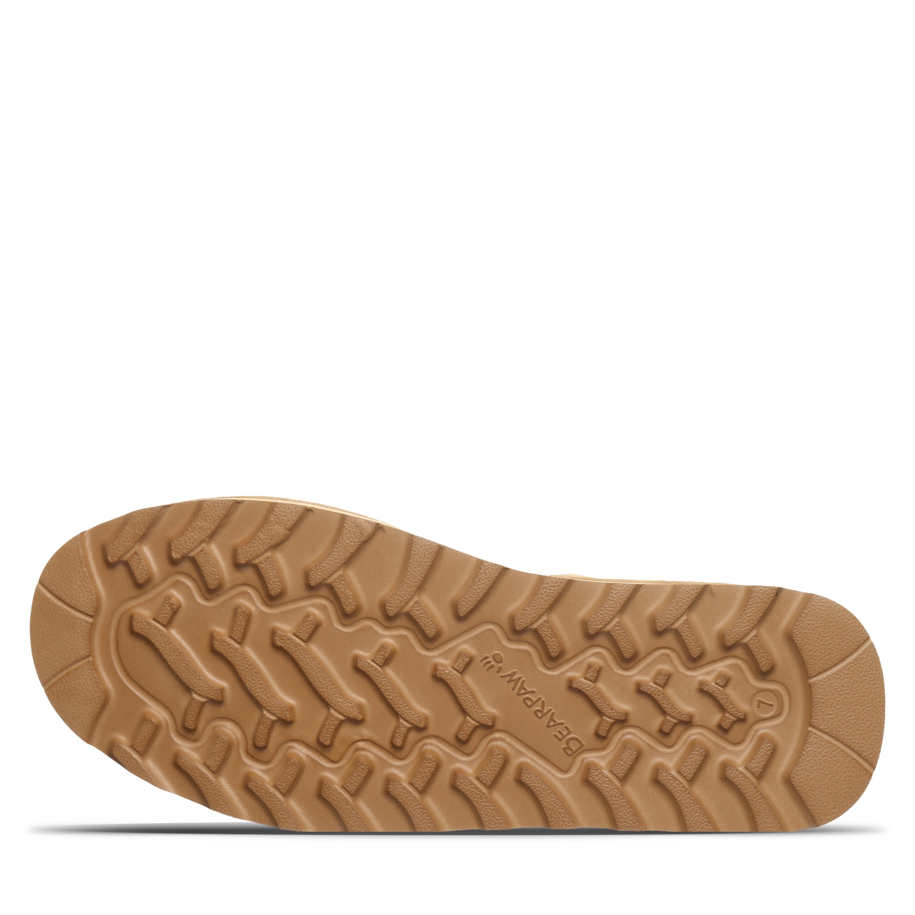 Bearpaw MOXIE PLATFORM LO Women's Slippers - 3344W - Iced Coffee Solid - bottom view