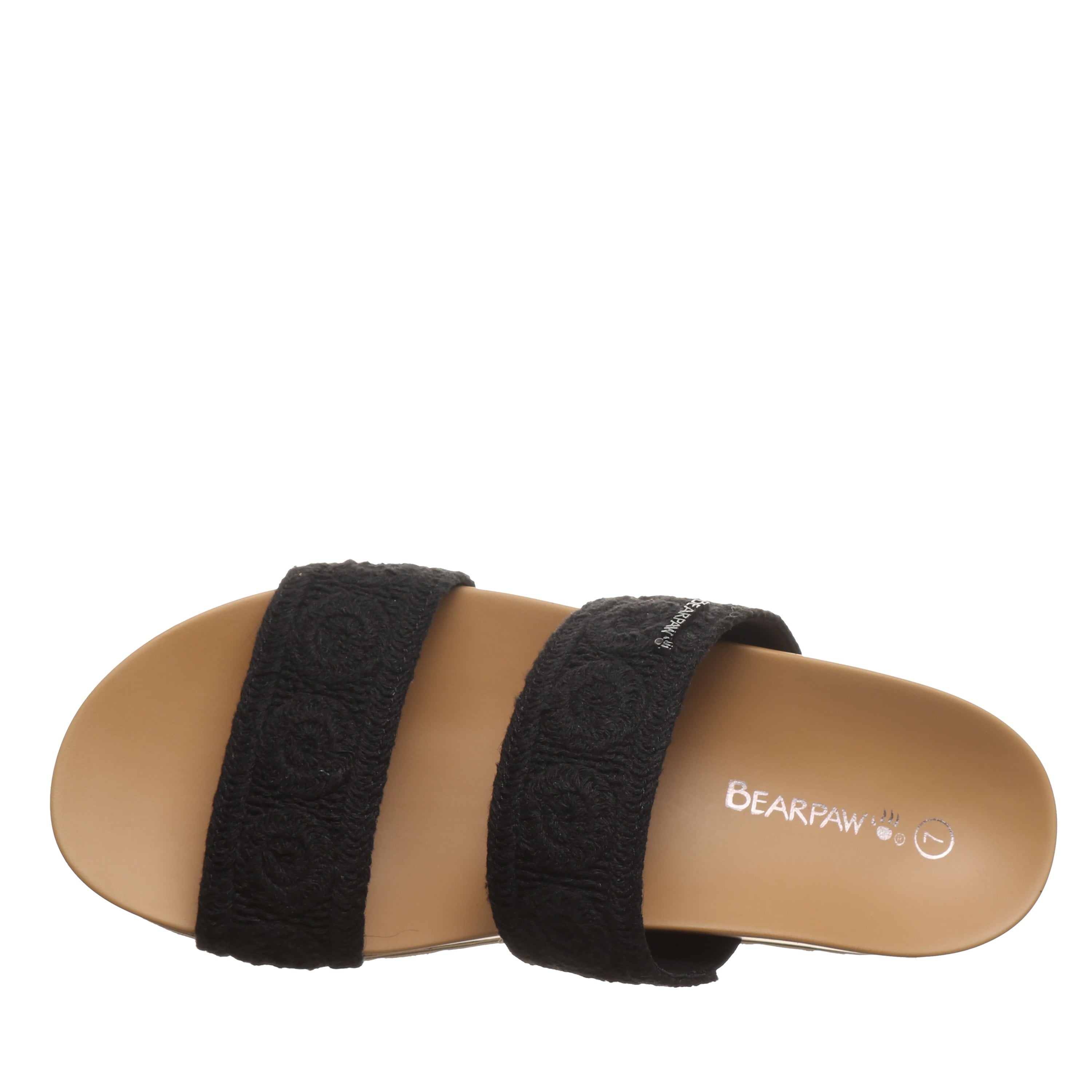 Bearpaw Mandy Women's Sandals - 3430W - Black - top view