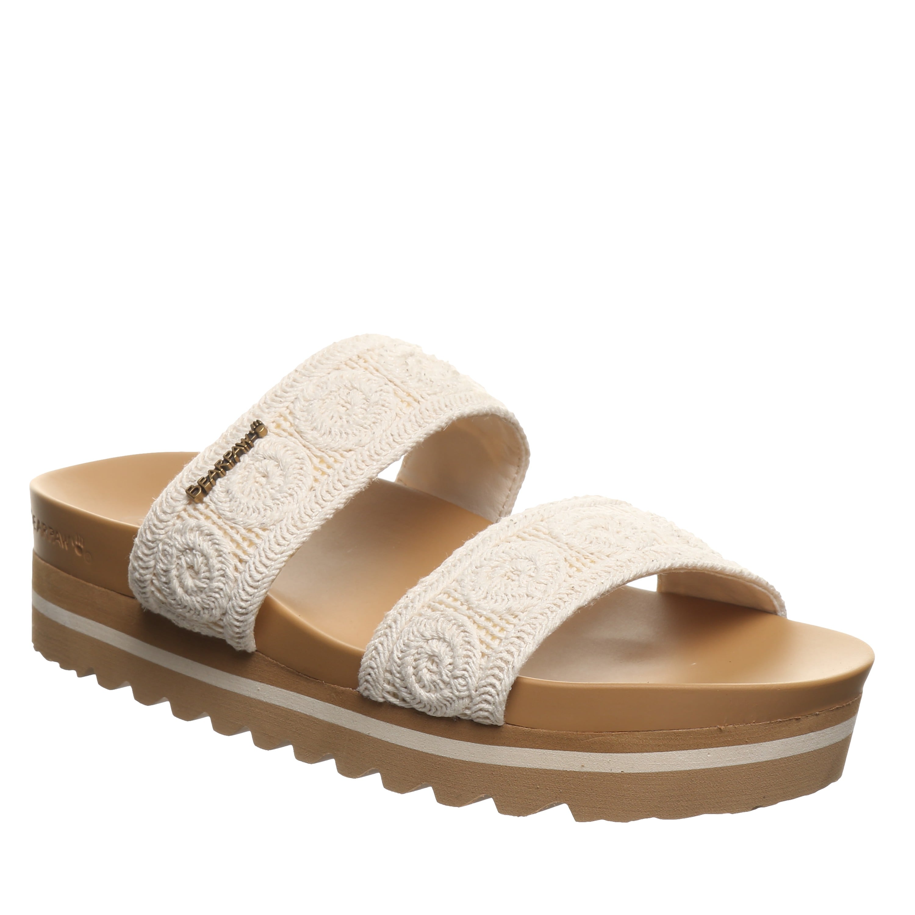 Bearpaw Mandy Women's Comfort Sandals in Cream