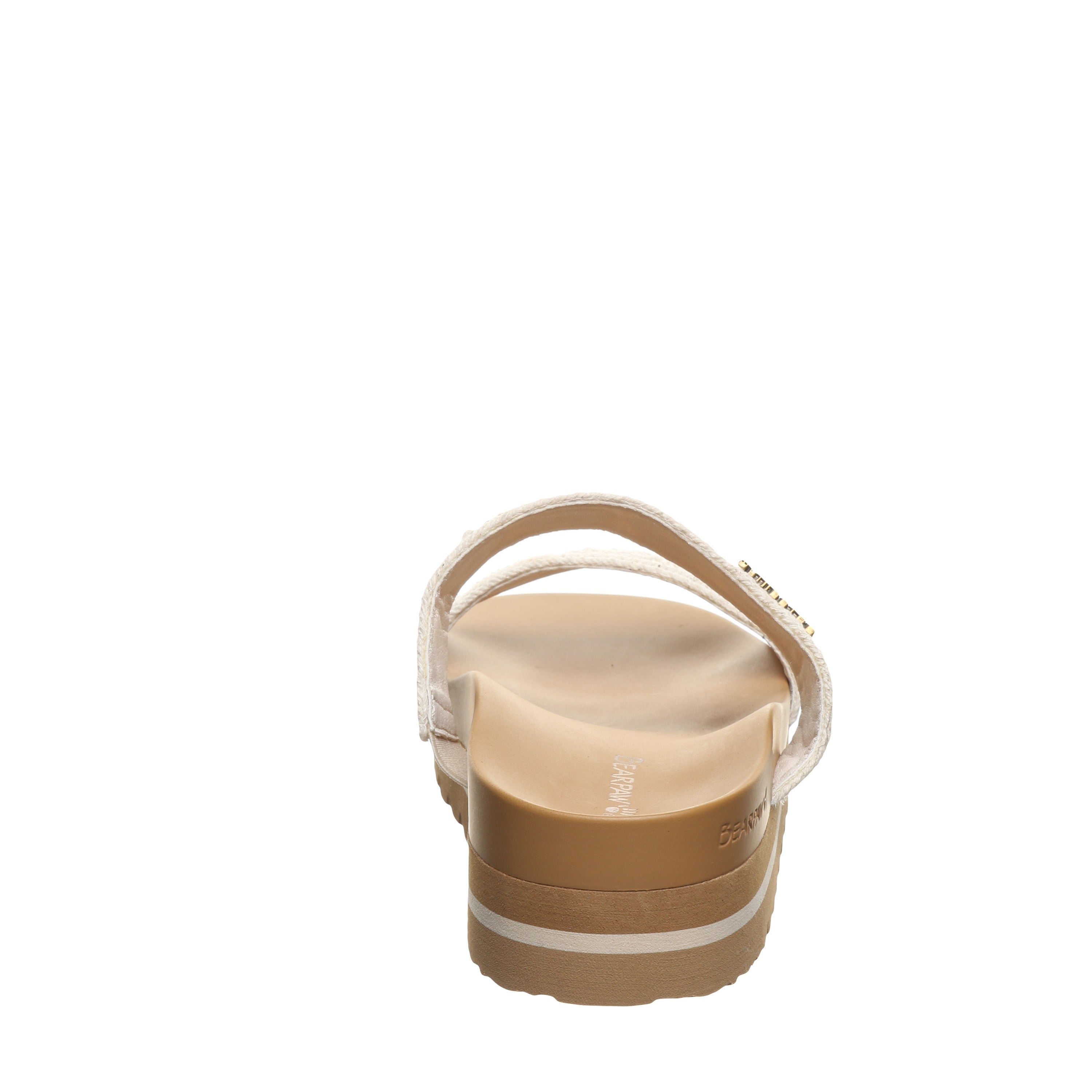 Bearpaw Mandy Women's Sandals - 3430W - Cream - back view