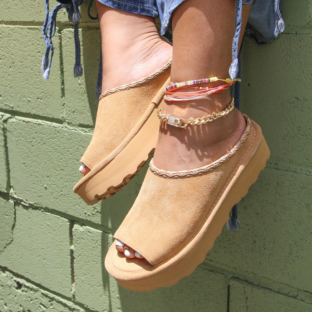 Bearpaw NAVIGATE Women's Sandals - 3253W - Iced Coffee - lifestyle view