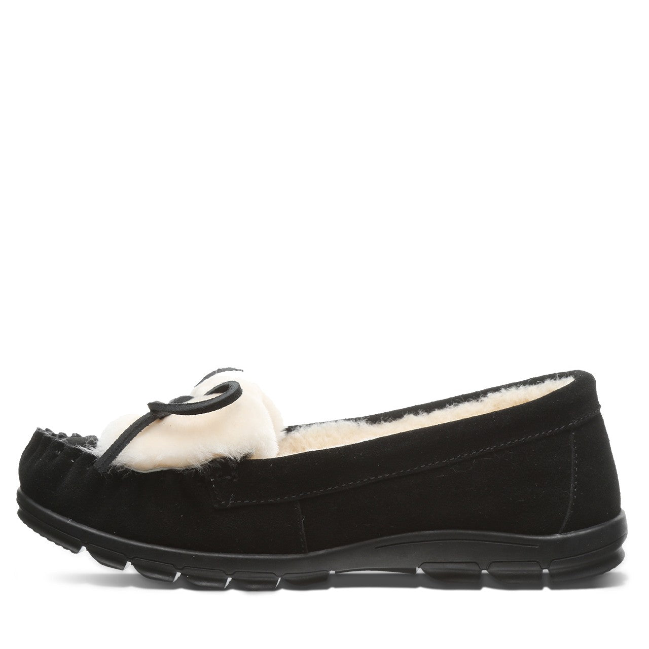 Bearpaw PARIS Women's Slippers - 2945W - Black - side view