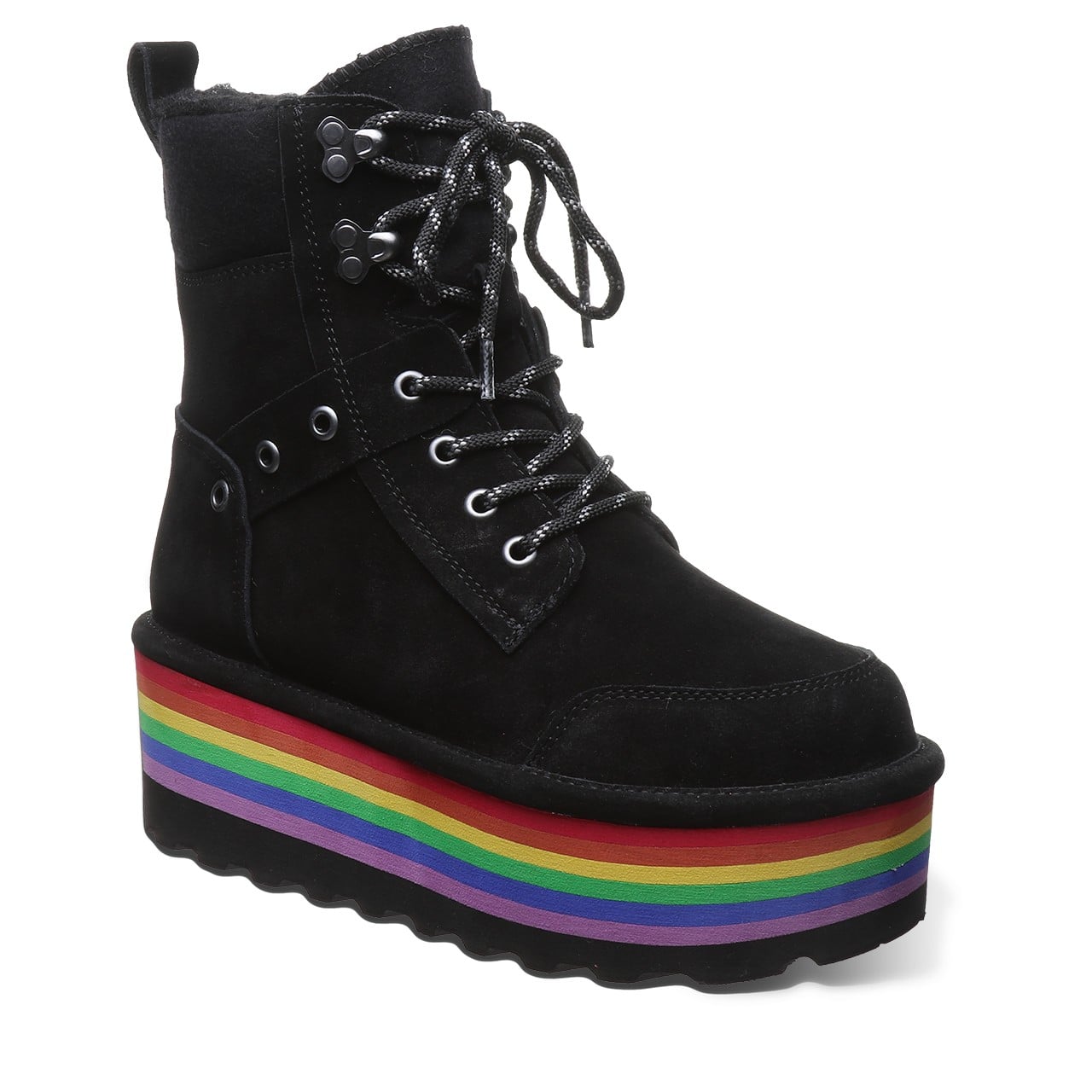Bearpaw Retro Alicia Women's Platform Boots - 2983w in Black