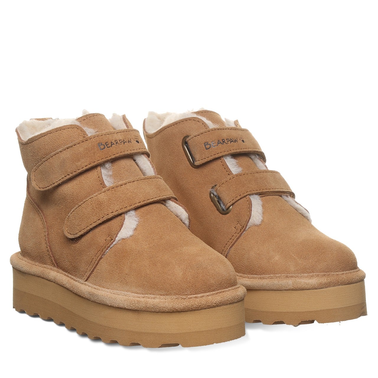 Bearpaw RETRO LARISA YOUTH Youth's Boots - 3174Y - Iced Coffee - pair view