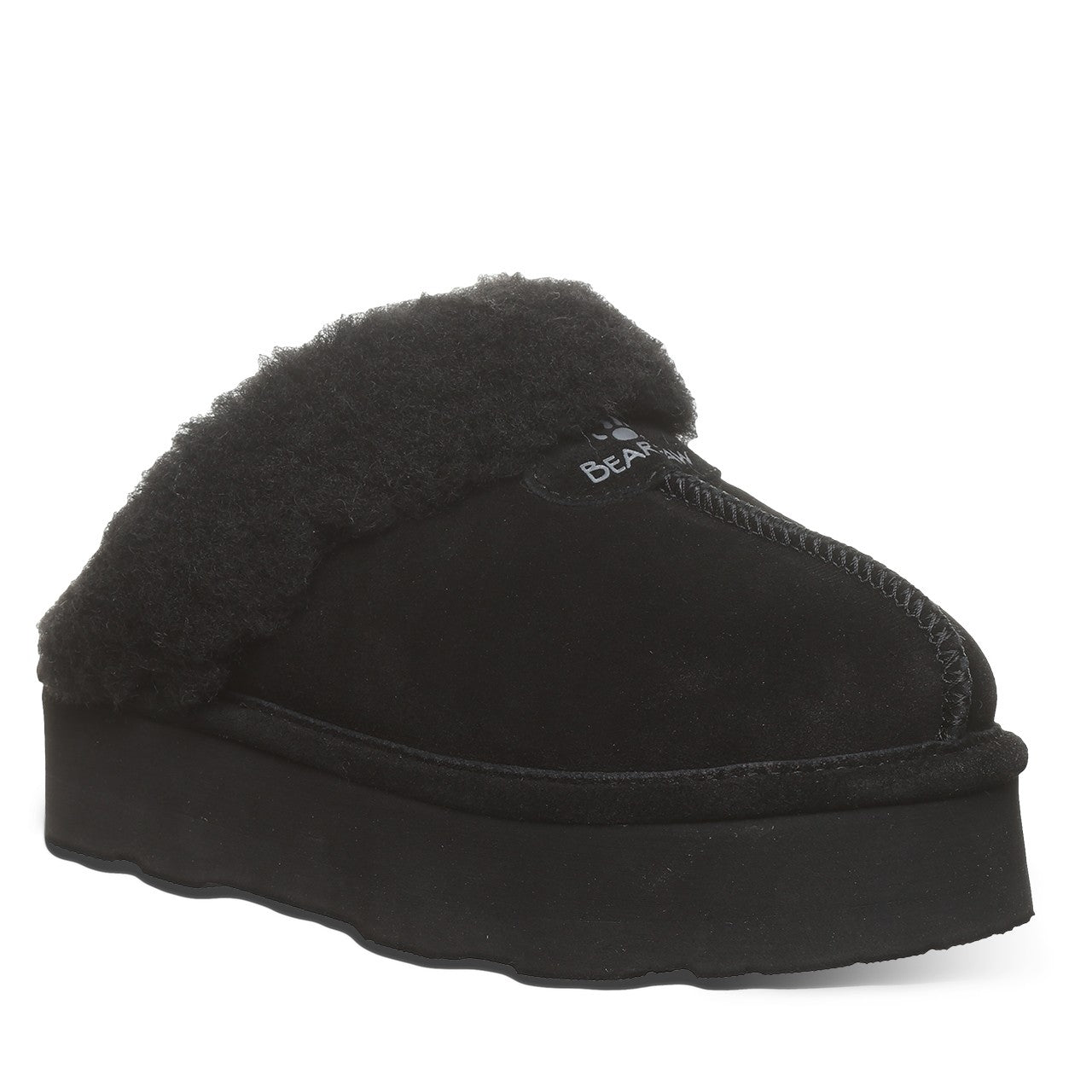 Bearpaw Retro Loki Women's Retro Style Slippers - 2487w in Black/black