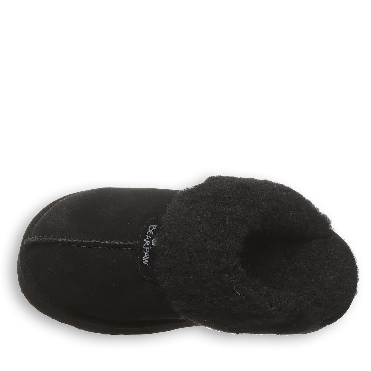 Bearpaw RETRO LOKI Women's Slippers - 2487W - Black/black - top view