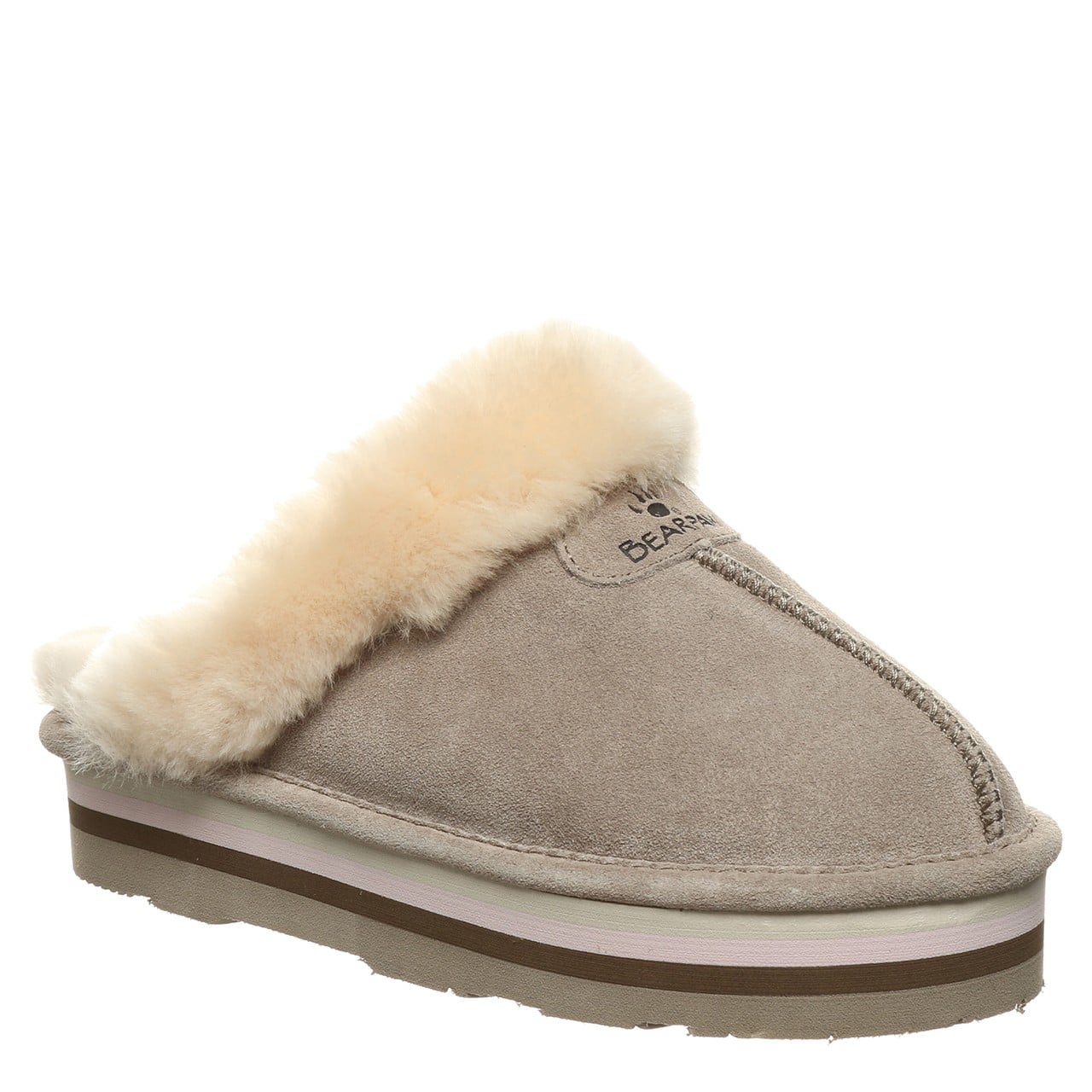 Bearpaw Retro Loki Women's Retro Style Slippers - 2487w in Stone