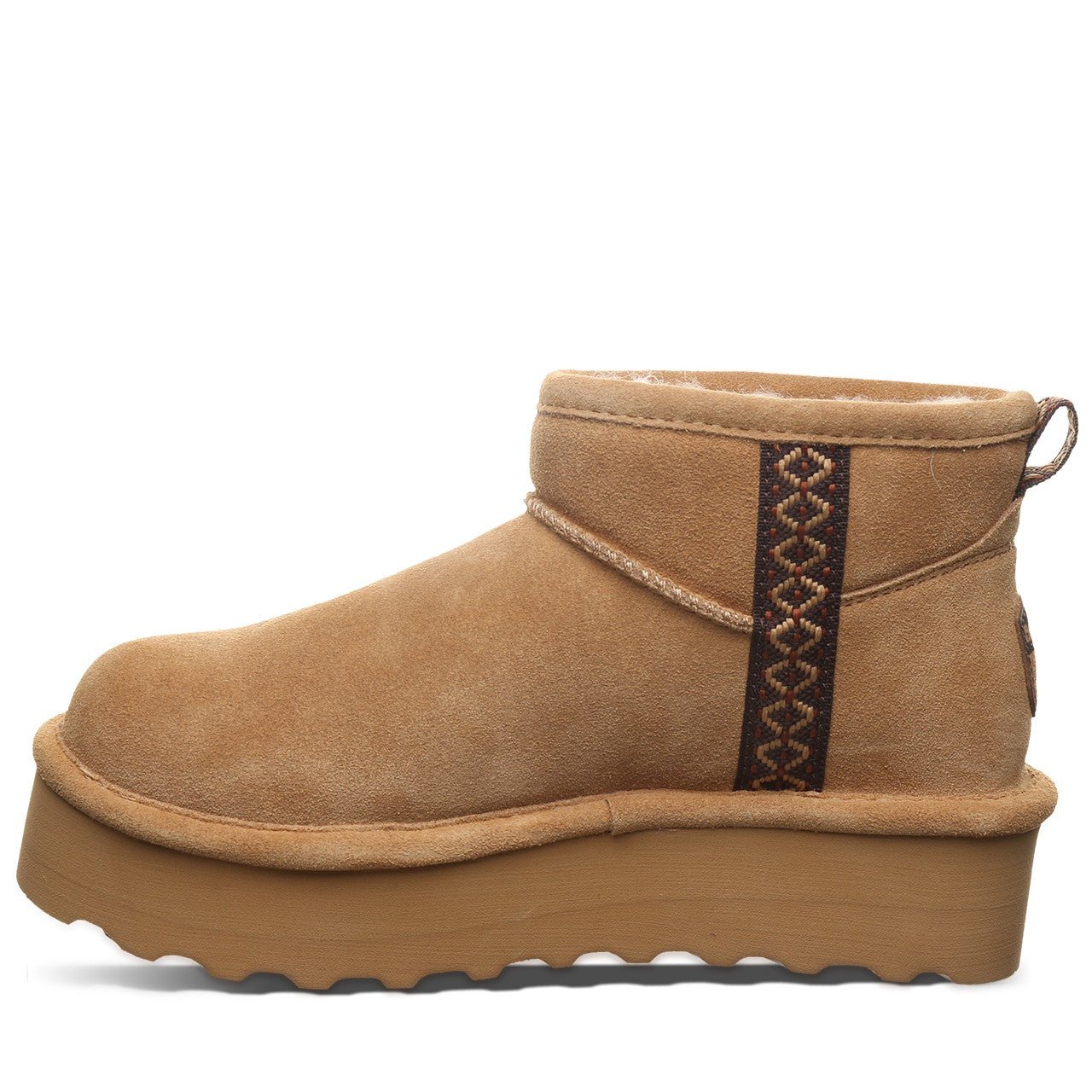Bearpaw RETRO OCTOBER Women's Boots - 3285W - Iced Coffee Solid - side view