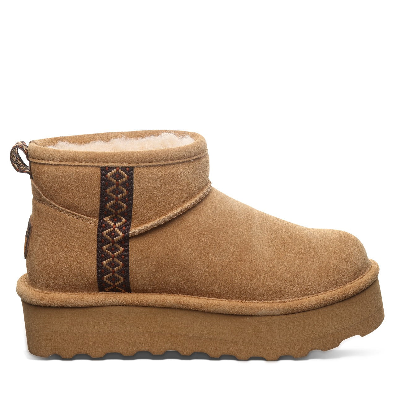 Bearpaw RETRO OCTOBER Women's Boots - 3285W - Iced Coffee Solid - side view 2