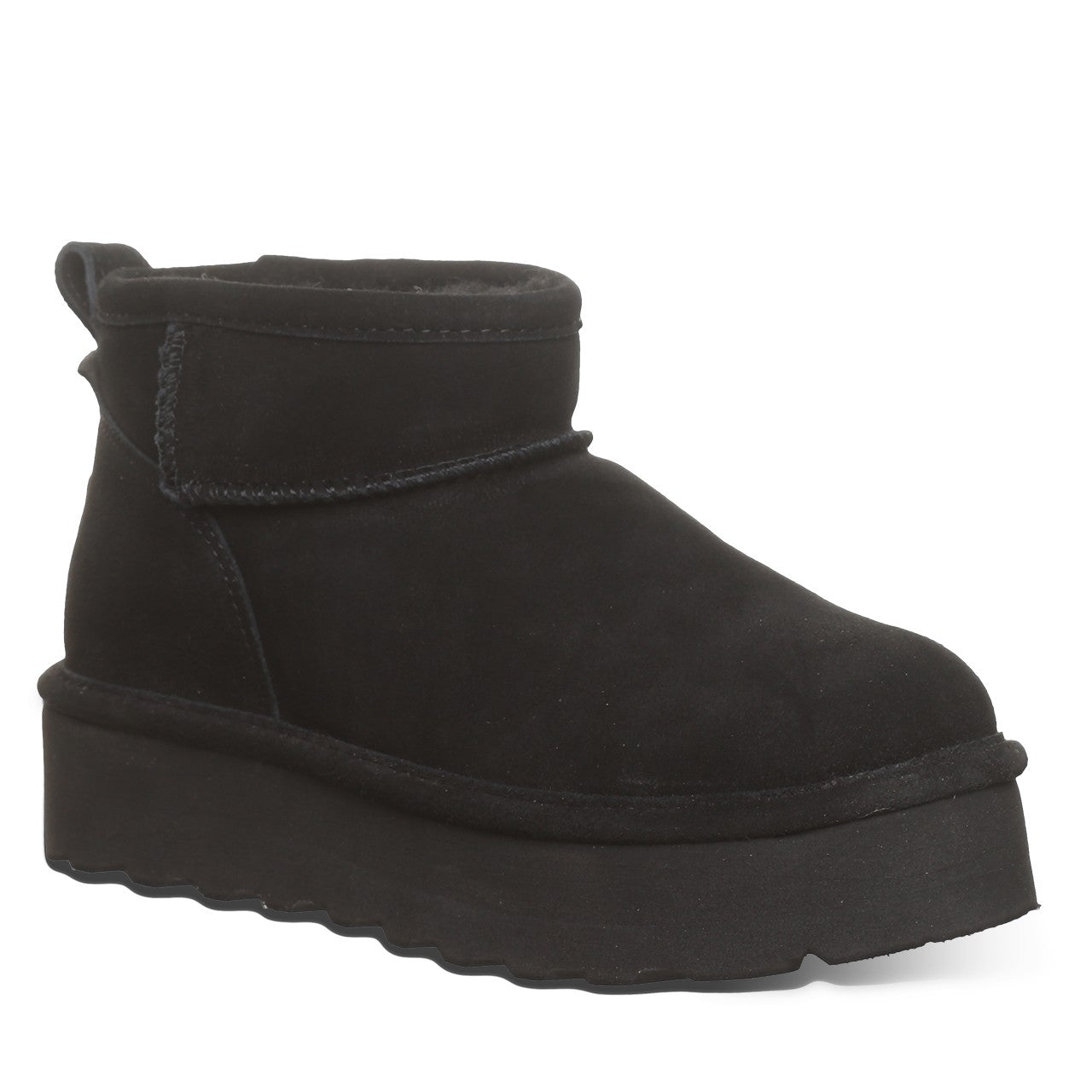 Bearpaw Retro Shorty Women's Ankle Boots - 2940w in Black/black