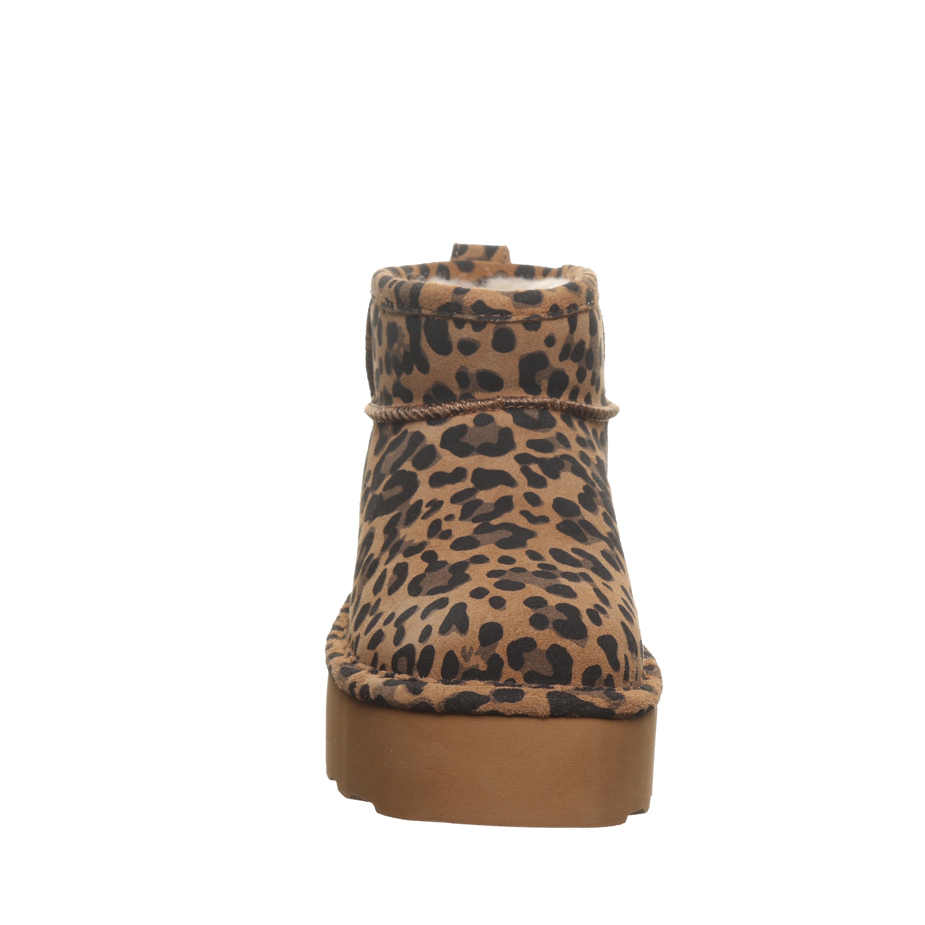 Bearpaw RETRO SHORTY EXOTIC Women's Boots - 3337W - Tobacco Leopard - front view